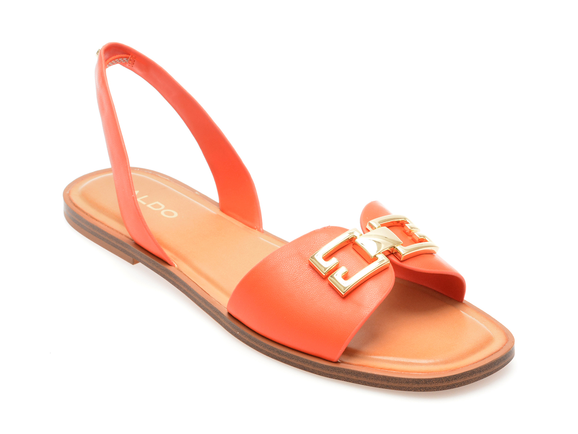 Sandale casual ALDO portocalii, 13568612, din piele ecologica 1 Sandale casual ALDO portocalii