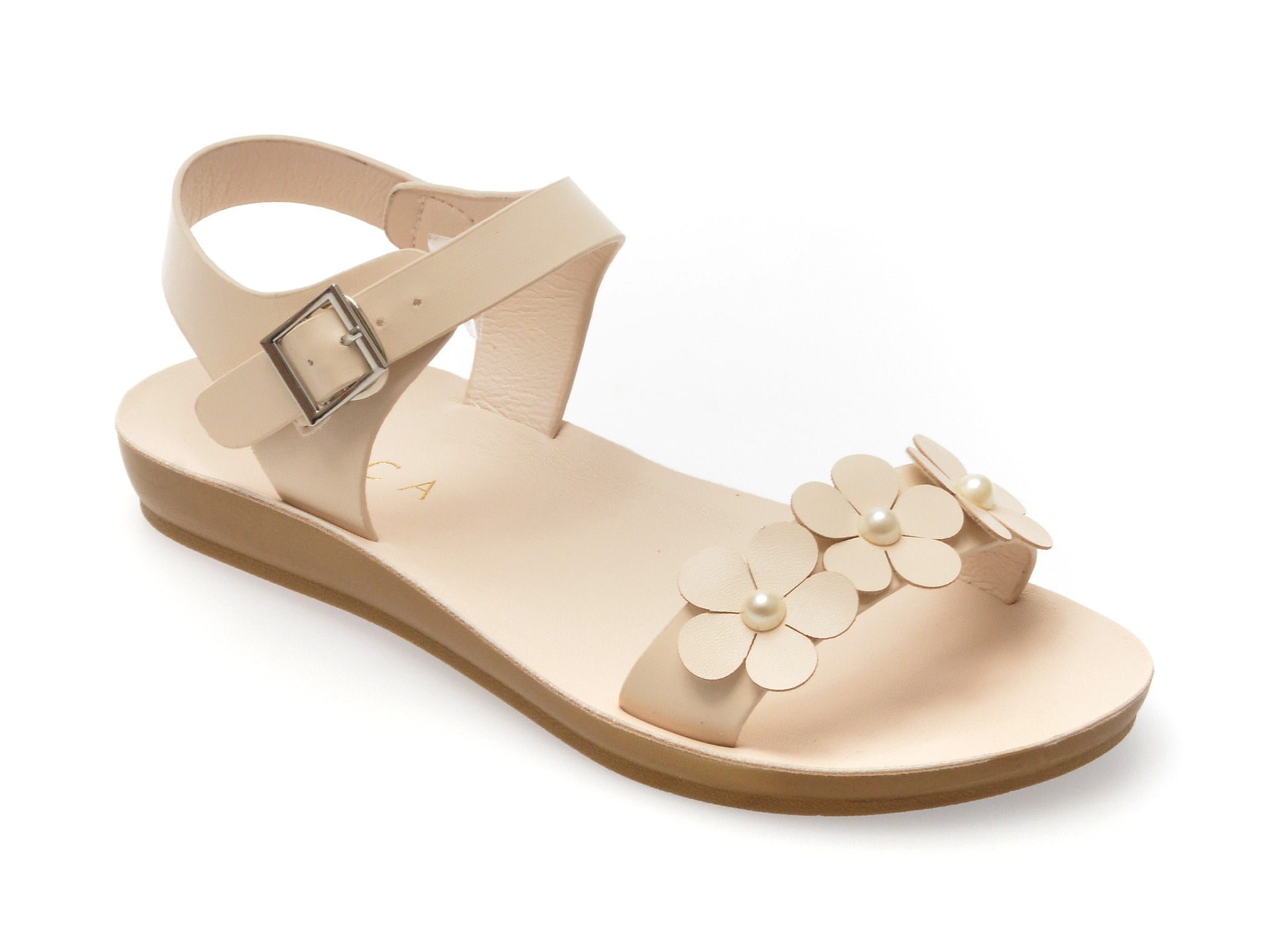 Sandale casual EPICA bej, 110725, din piele ecologica 1 Sandale casual EPICA bej