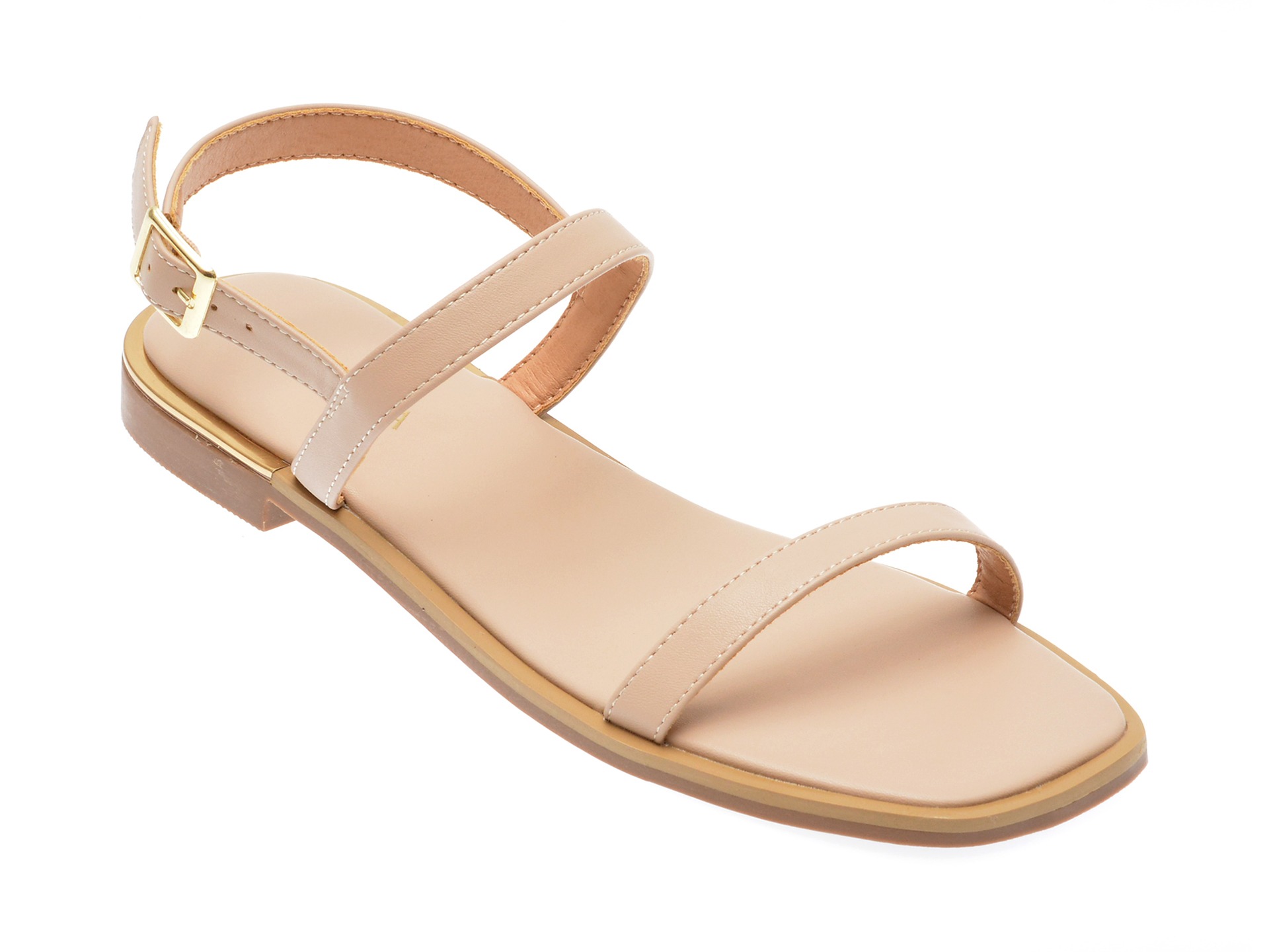 Sandale casual EPICA bej, 110785, din piele ecologica 1 Sandale casual EPICA bej