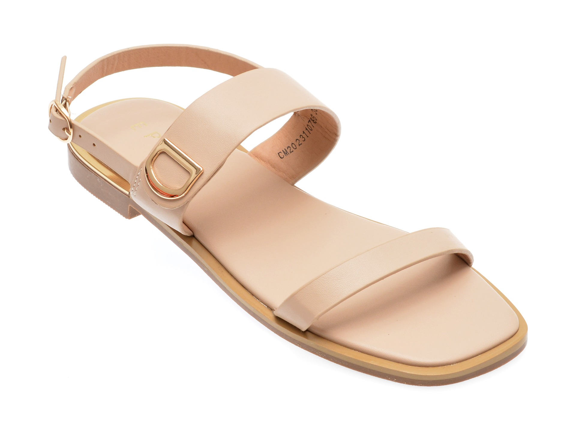 Sandale casual EPICA bej, 110786, din piele ecologica 1 Sandale casual EPICA bej