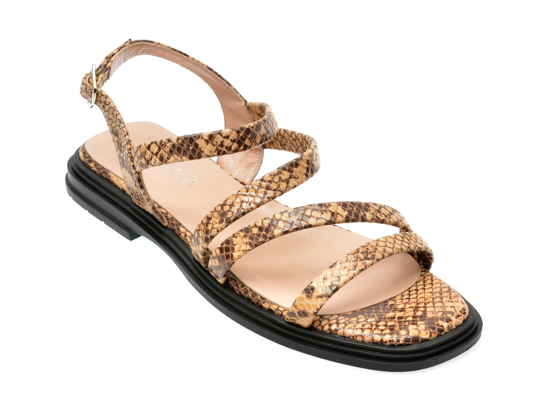 Sandale casual EPICA bej, 5572400, din piele naturala 1 Sandale casual EPICA bej