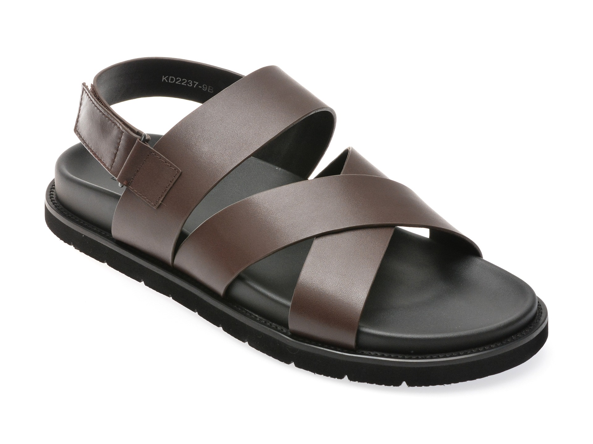 Sandale casual EPICA maro, 2237, din piele naturala 1 Sandale casual EPICA maro