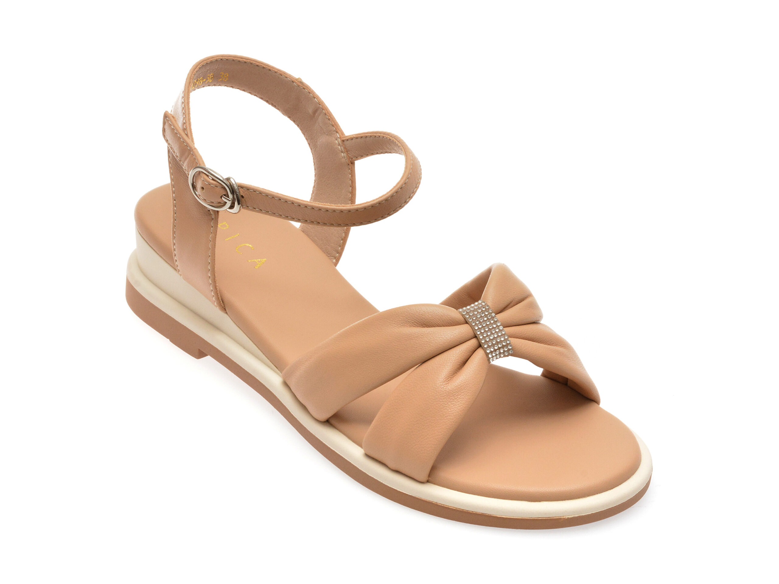 Sandale casual EPICA maro, 882983, din piele naturala 1 Sandale casual EPICA maro