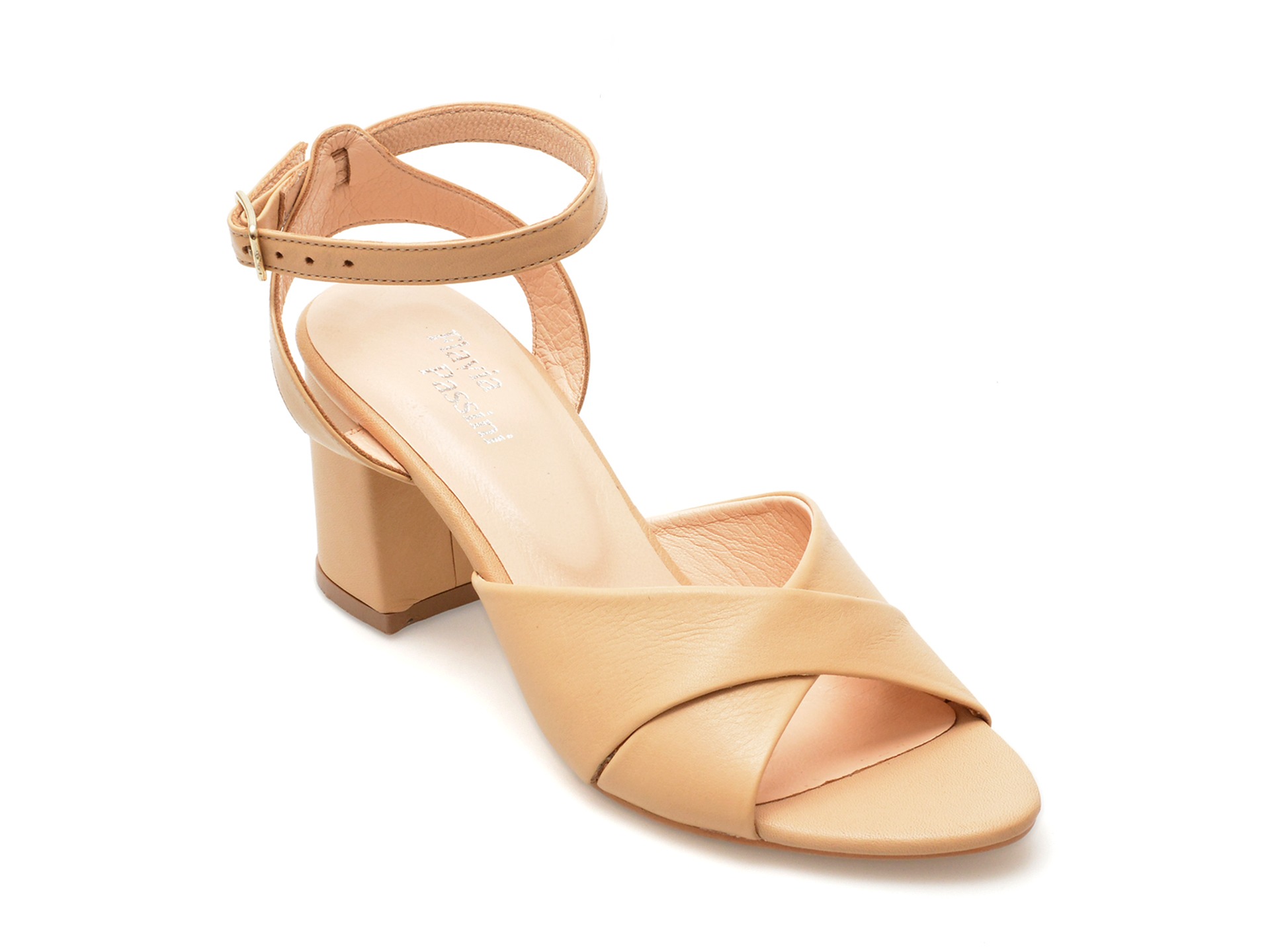 Sandale casual FLAVIA PASSINI bej, 17, din piele naturala 1 Sandale casual FLAVIA PASSINI bej