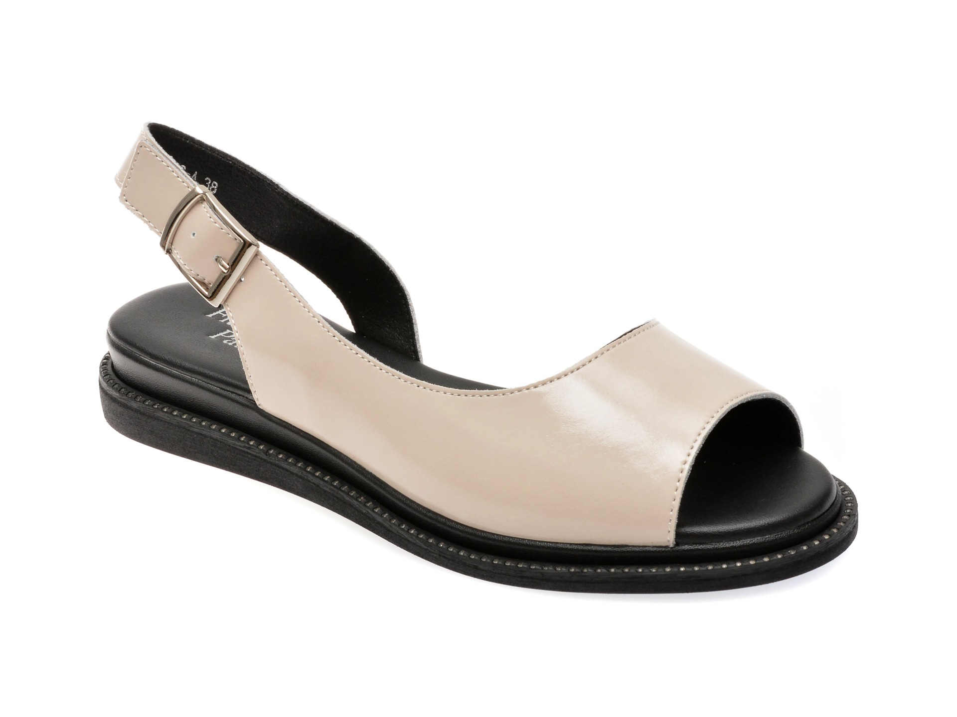 Sandale casual FLAVIA PASSINI bej, 17721M, din piele naturala 1 Sandale casual FLAVIA PASSINI bej
