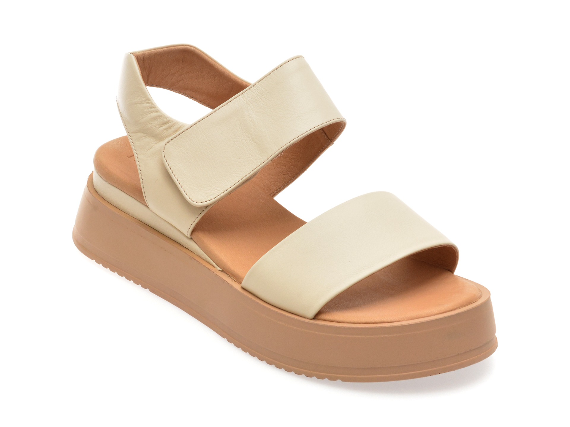 Sandale casual FLAVIA PASSINI bej, 347973, din piele naturala 1 Sandale casual FLAVIA PASSINI bej