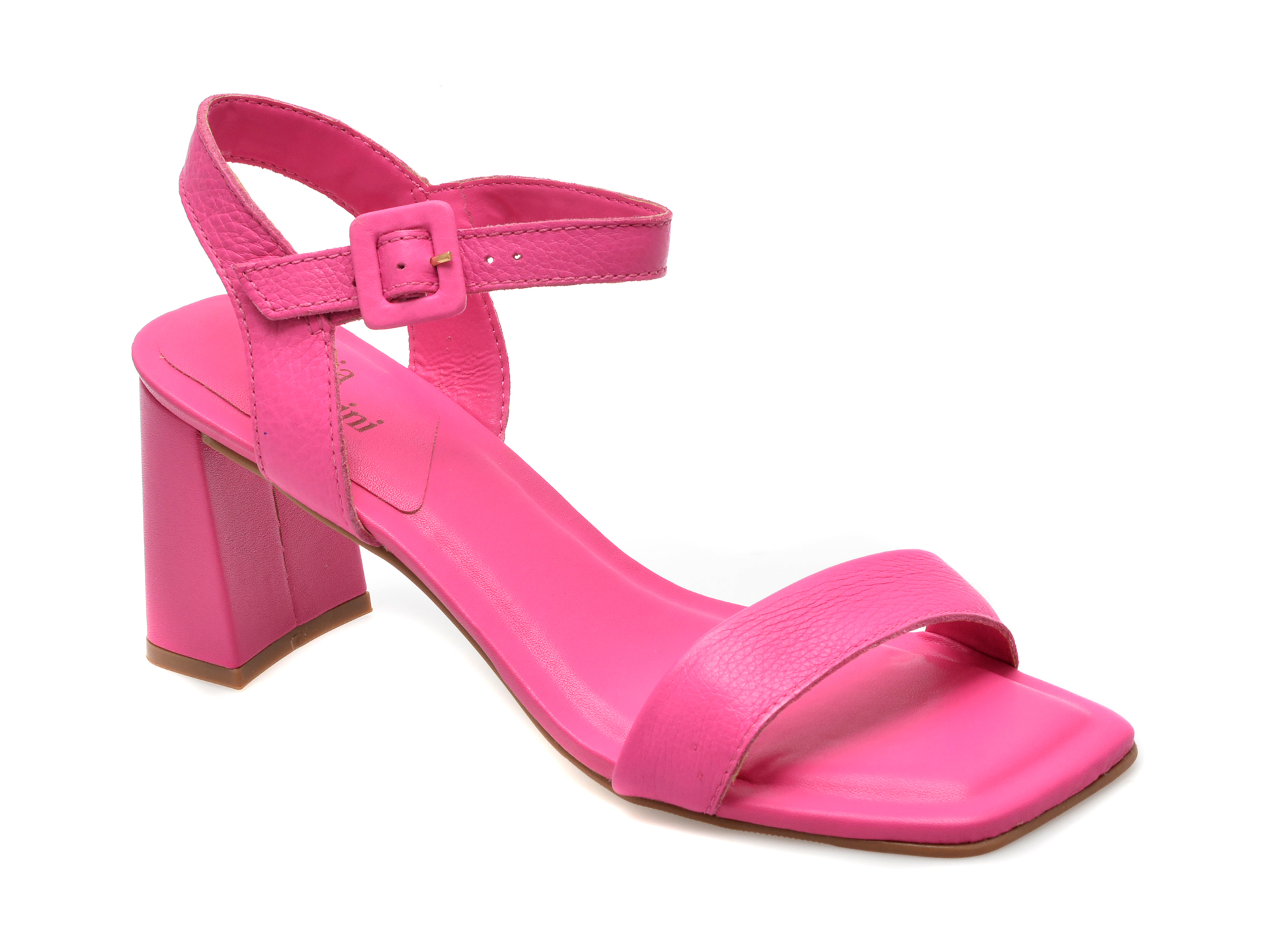 Sandale casual FLAVIA PASSINI fucsia, 357106, din piele naturala 1 Sandale casual FLAVIA PASSINI fucsia