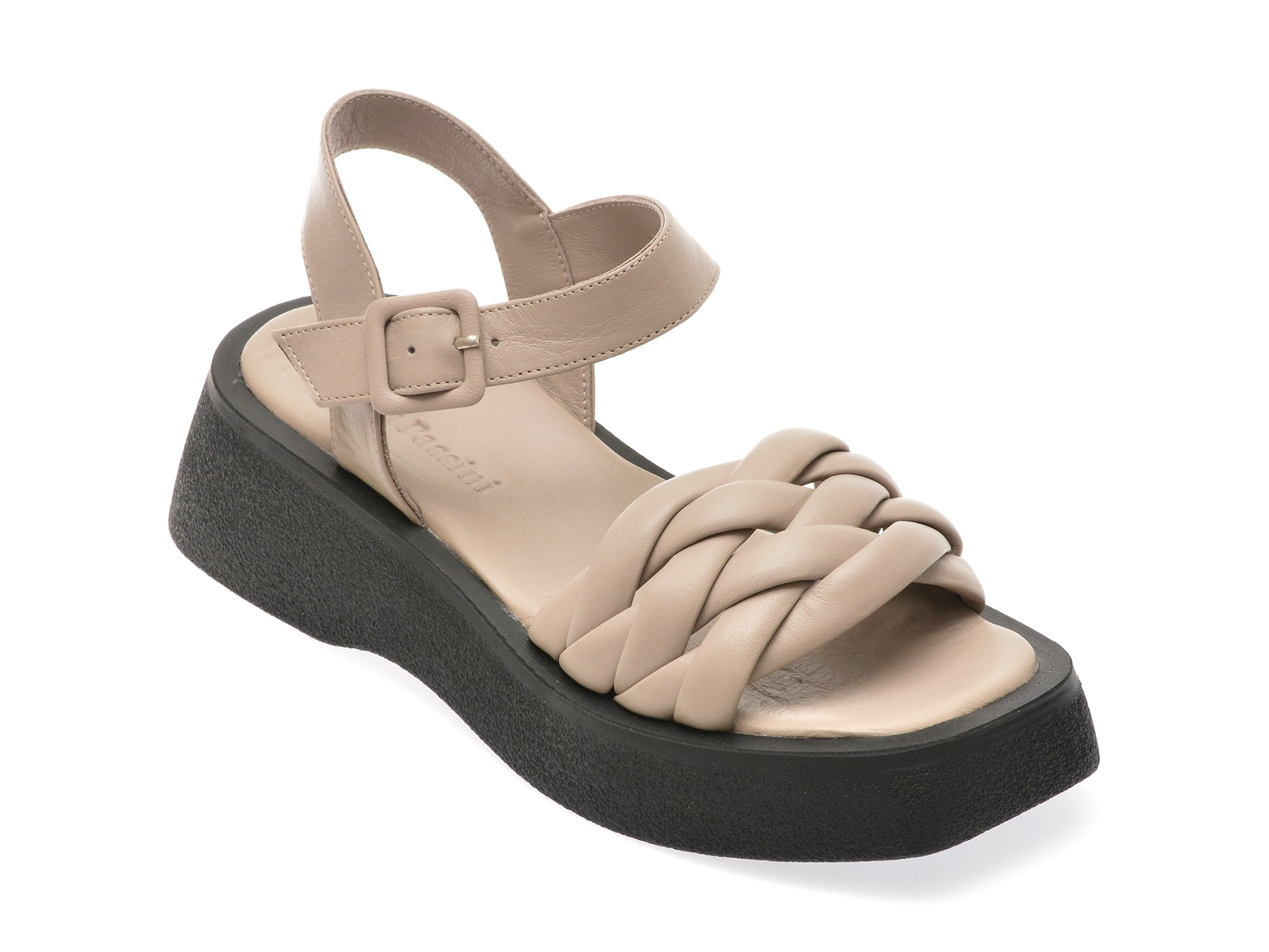 Sandale casual FLAVIA PASSINI gri, 3471006, din piele naturala 1 Sandale casual FLAVIA PASSINI gri