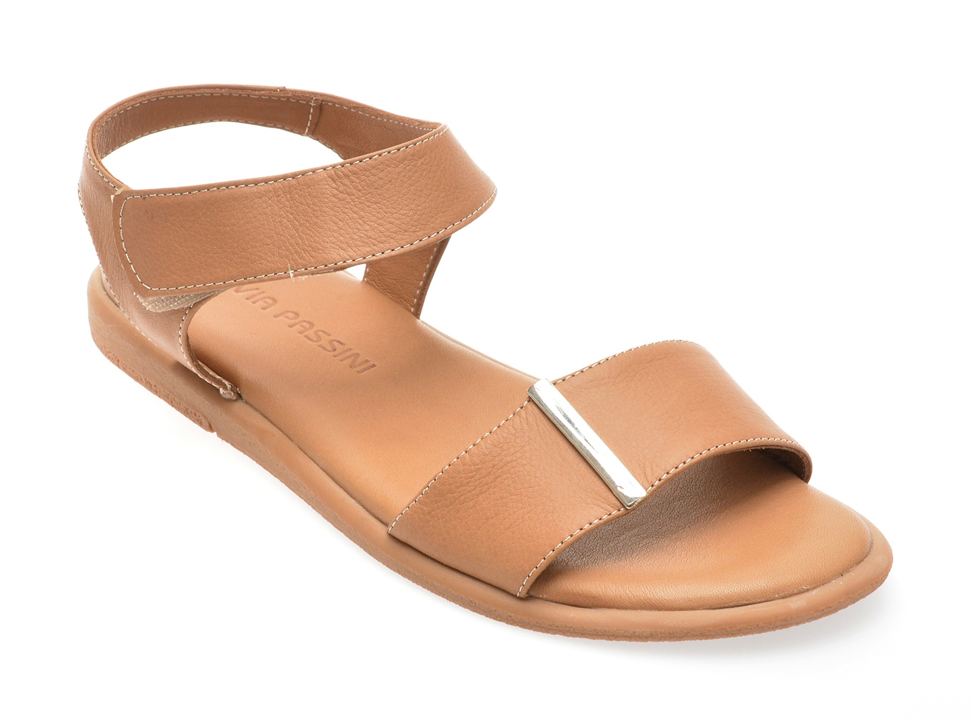 Sandale casual FLAVIA PASSINI maro, 883901, din piele naturala 1 Sandale casual FLAVIA PASSINI maro