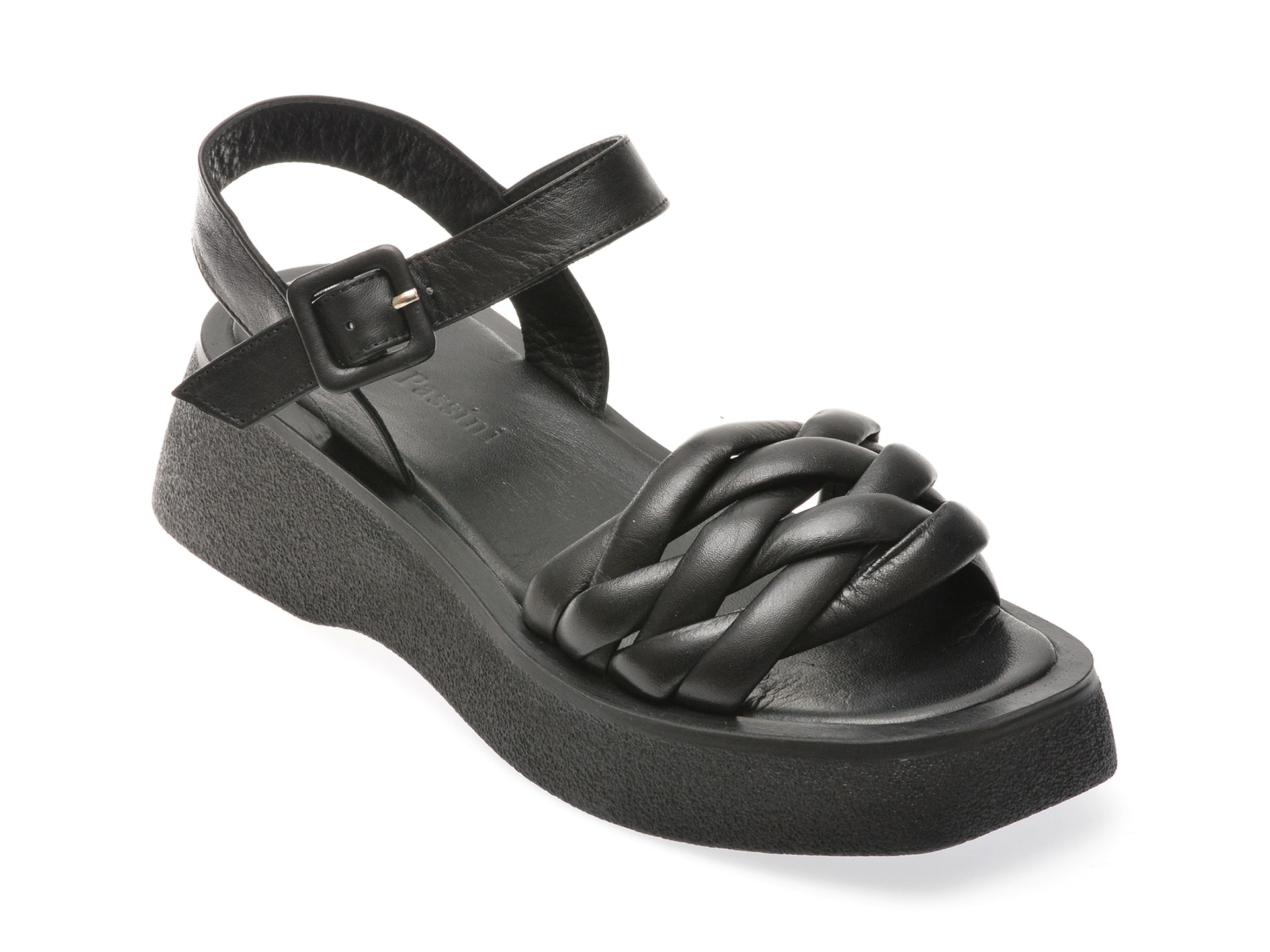 Sandale casual FLAVIA PASSINI negre, 3471006, din piele naturala 1 Sandale casual FLAVIA PASSINI negre