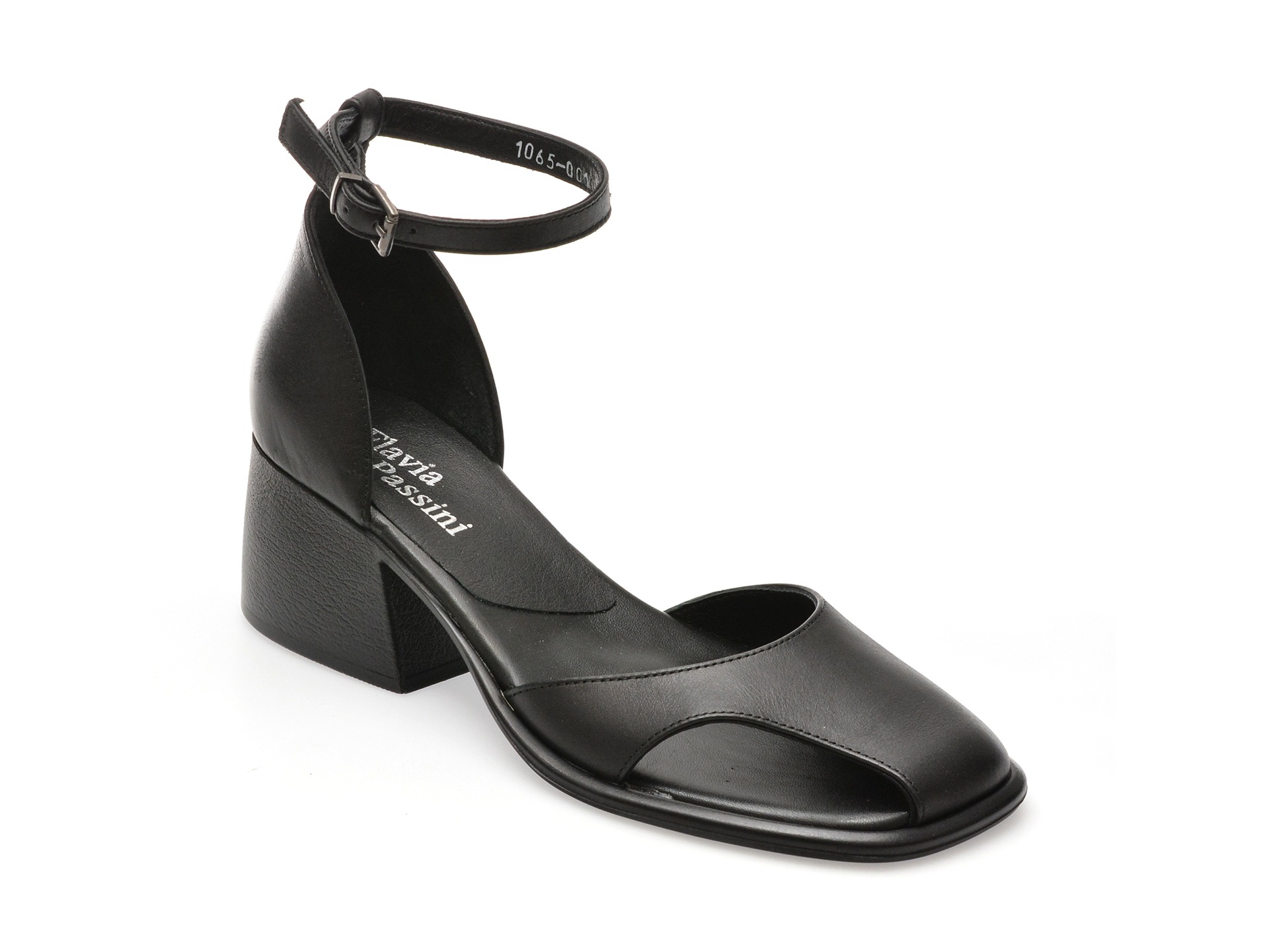 Sandale casual FLAVIA PASSINI negre, 3471065, din piele naturala 1 Sandale casual FLAVIA PASSINI negre