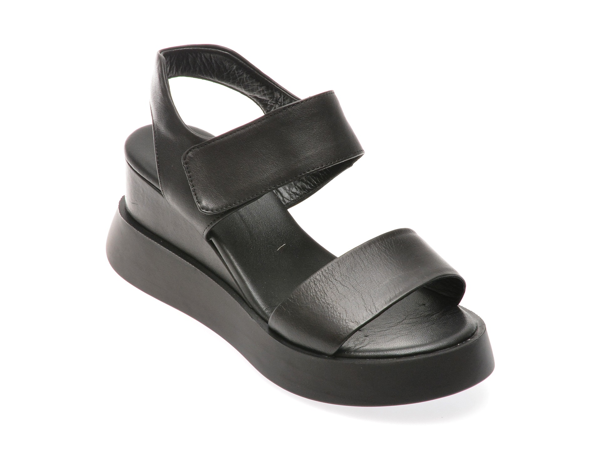 Sandale casual FLAVIA PASSINI negre, 347840, din piele naturala 1 Sandale casual FLAVIA PASSINI negre