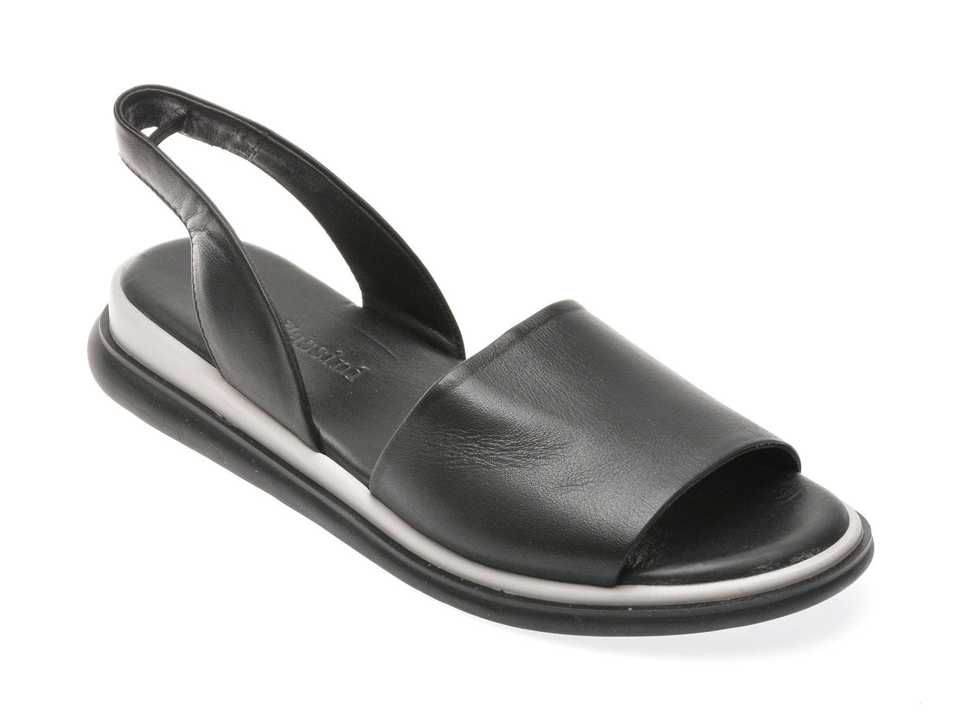 Sandale casual FLAVIA PASSINI negre, 347857, din piele naturala 1 Sandale casual FLAVIA PASSINI negre