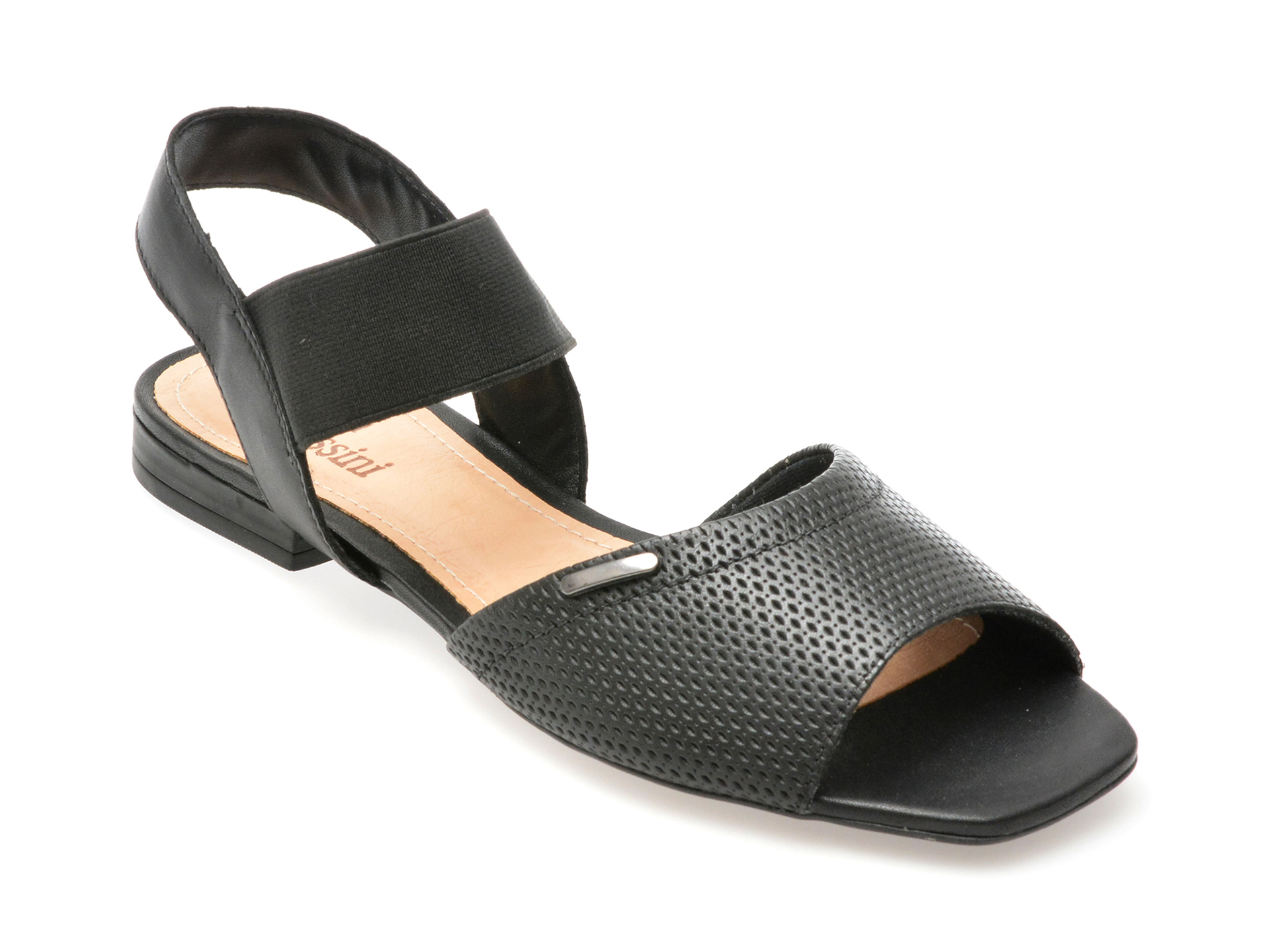 Sandale casual FLAVIA PASSINI negre, 356607, din piele naturala 1 Sandale casual FLAVIA PASSINI negre