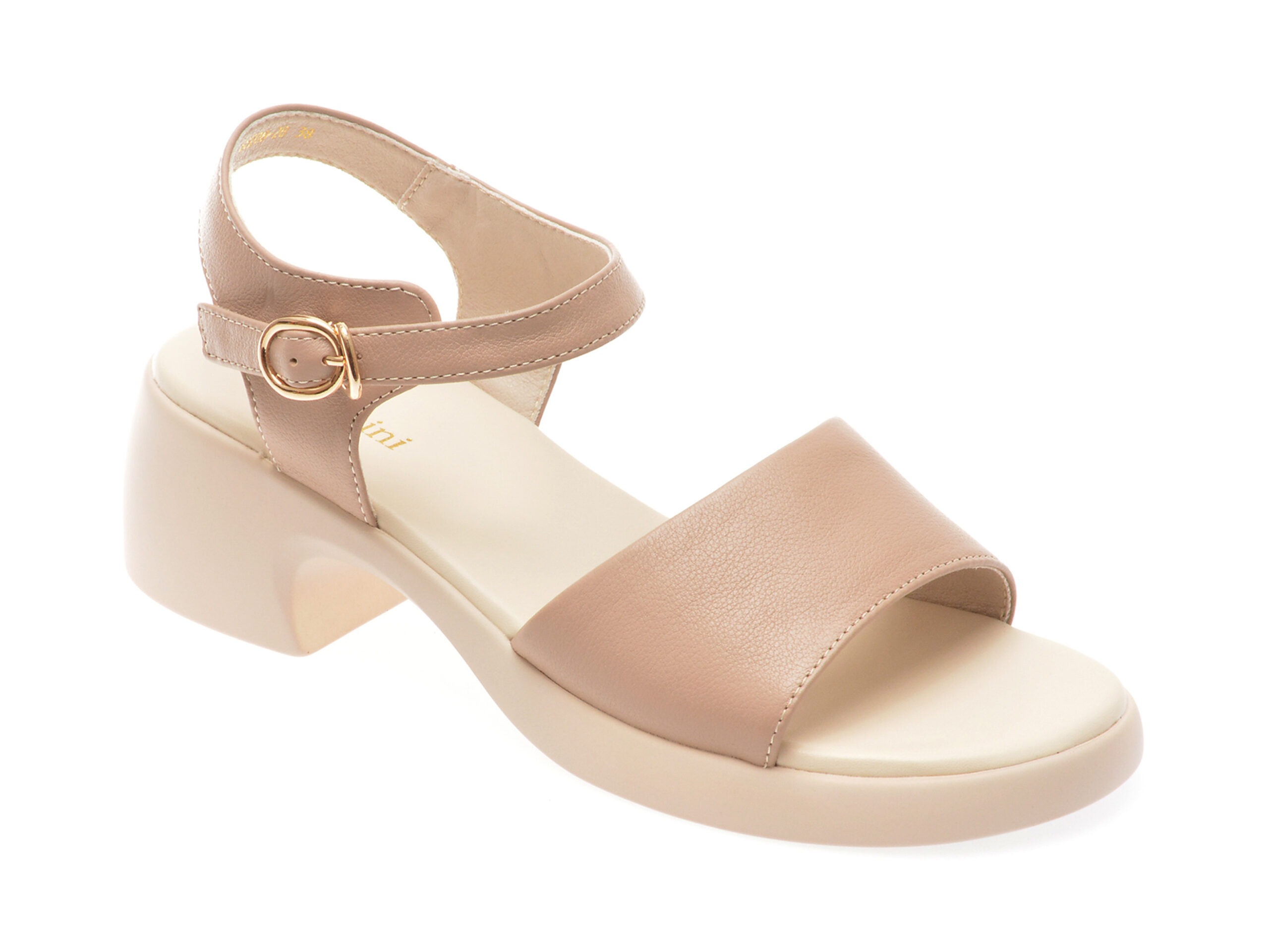 Sandale casual FLAVIA PASSINI nude, 88208, din piele naturala 1 Sandale casual FLAVIA PASSINI nude