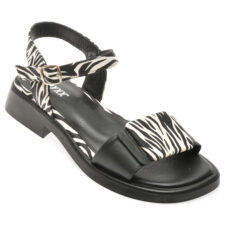 Sandale casual GRYXX alb-negru
