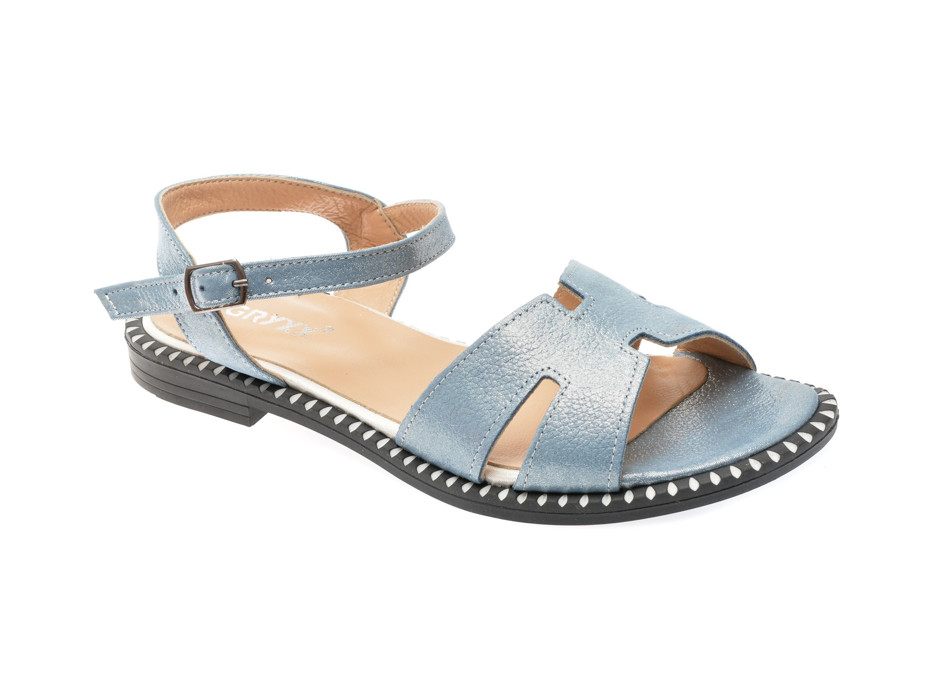 Sandale casual GRYXX albastre, 137, din piele naturala 1 Sandale casual GRYXX albastre