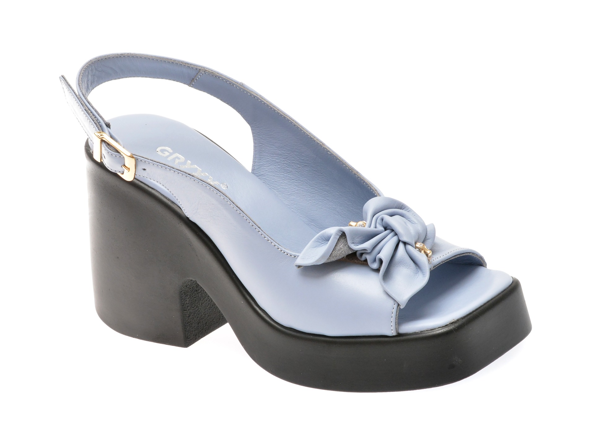 Sandale casual GRYXX albastre, 567, din piele naturala 1 Sandale casual GRYXX albastre