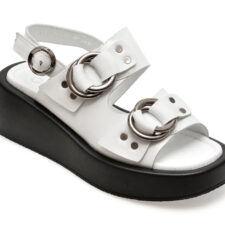 Sandale casual GRYXX albe