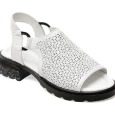 Sandale casual GRYXX albe