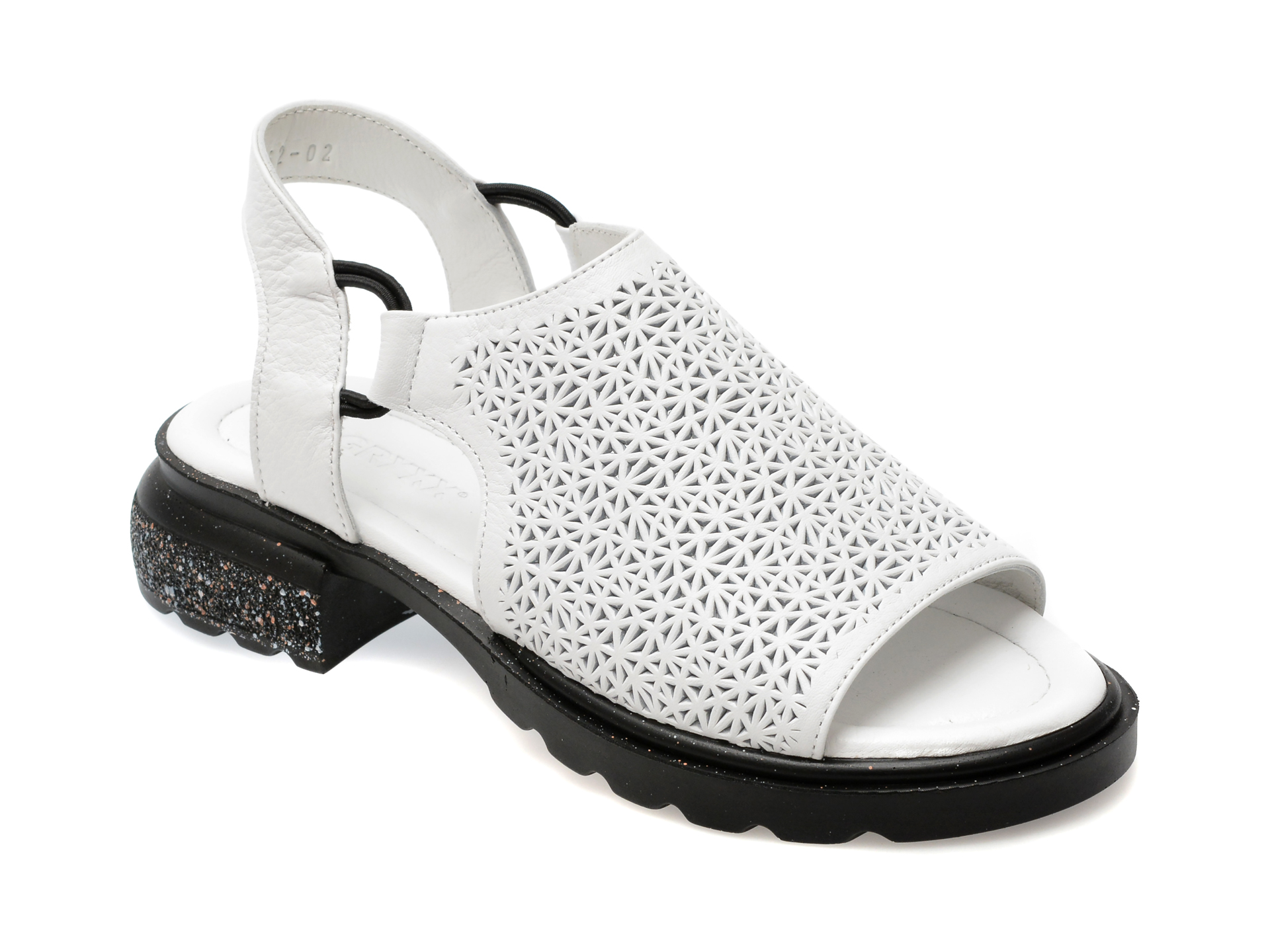 Sandale casual GRYXX albe, 612052, din piele naturala 1 Sandale casual GRYXX albe