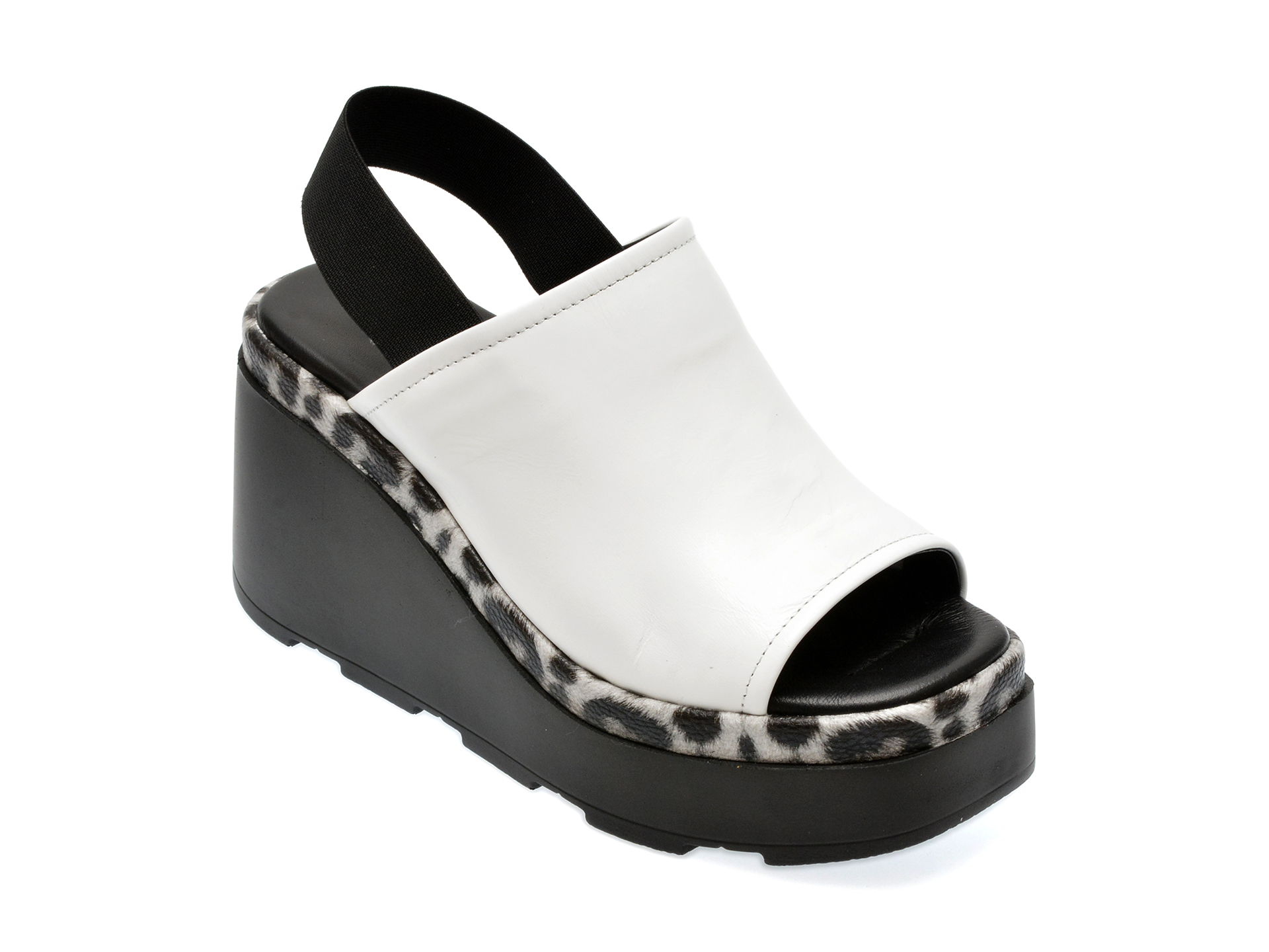 Sandale casual GRYXX albe, 96752, din piele naturala 1 Sandale casual GRYXX albe