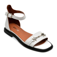 Sandale casual GRYXX albe