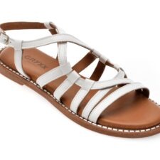 Sandale casual GRYXX albe