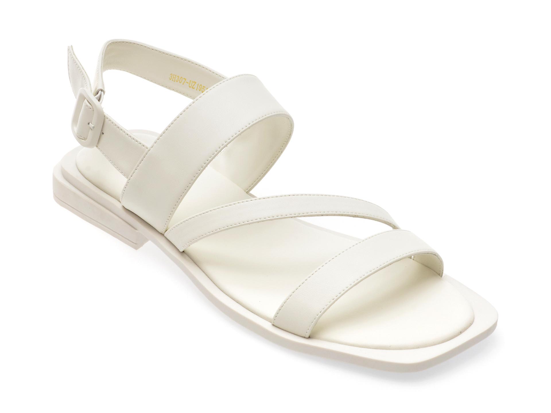 Sandale casual GRYXX albe, UZ1951, din piele naturala 1 Sandale casual GRYXX albe