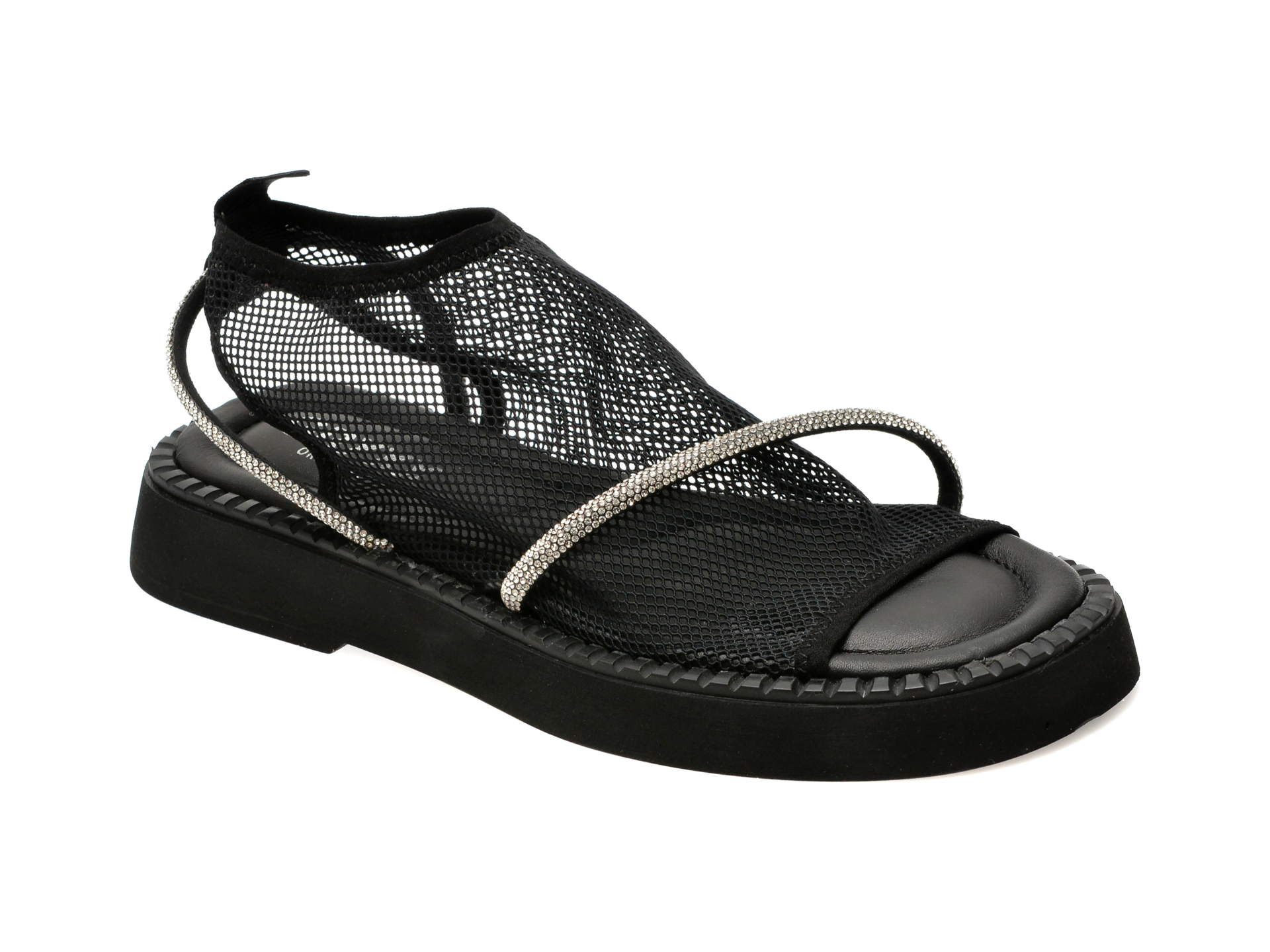 Sandale casual GRYXX argintii, 262, din piele ecologica 1 Sandale casual GRYXX argintii