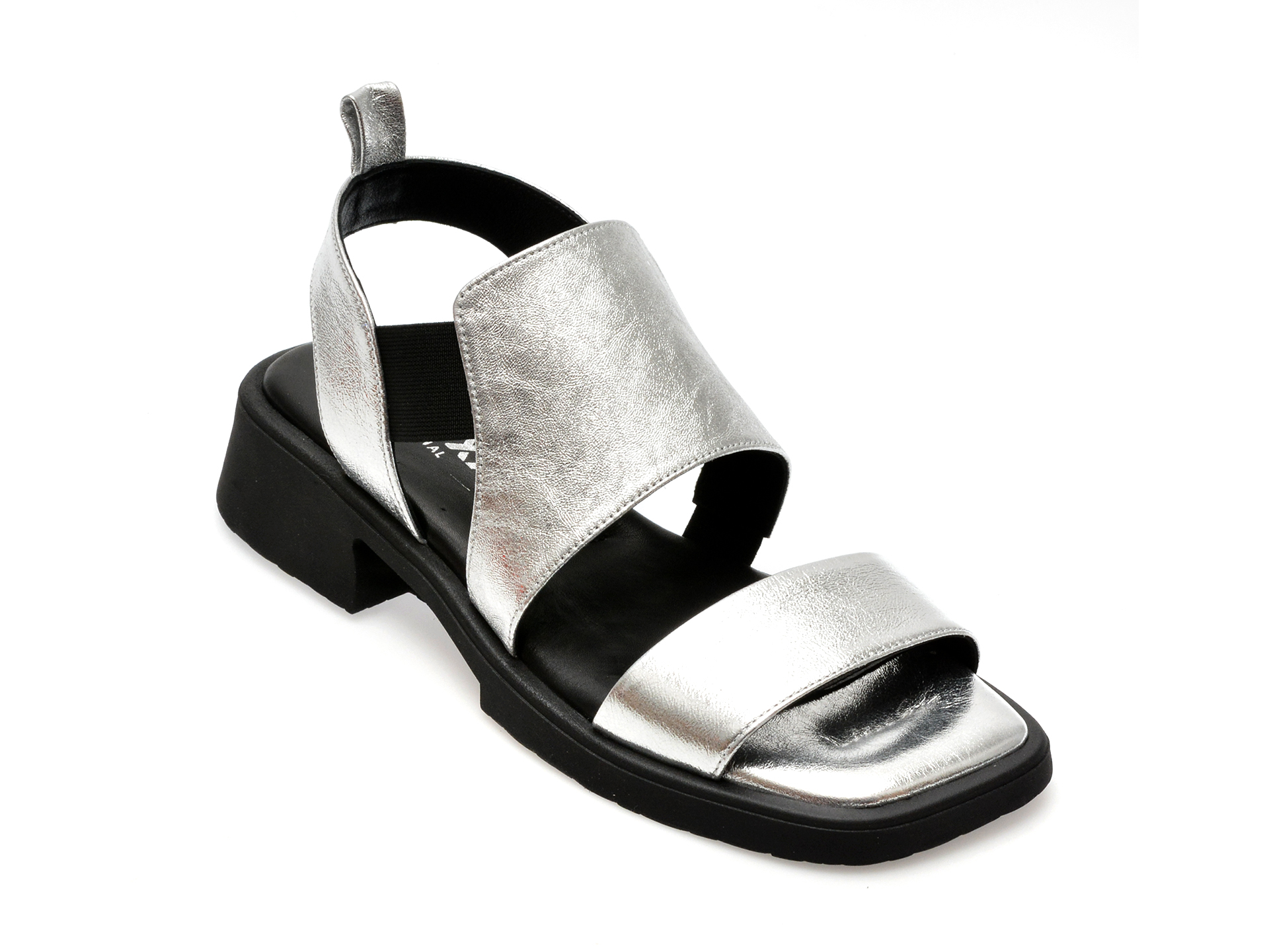 Sandale casual GRYXX argintii, 96770, din piele naturala 1 Sandale casual GRYXX argintii