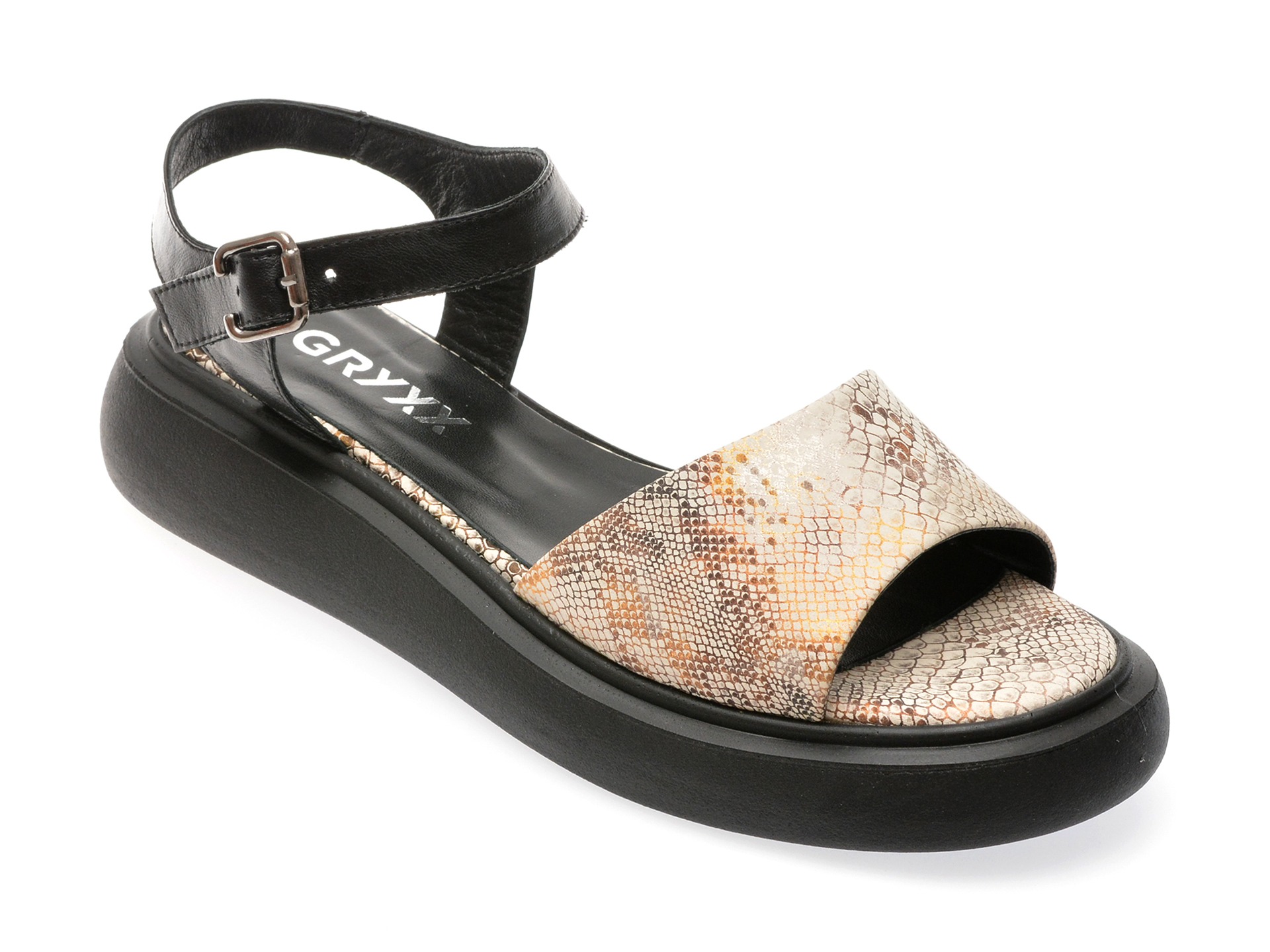 Sandale casual GRYXX bej, 2281654, din piele naturala 1 Sandale casual GRYXX bej