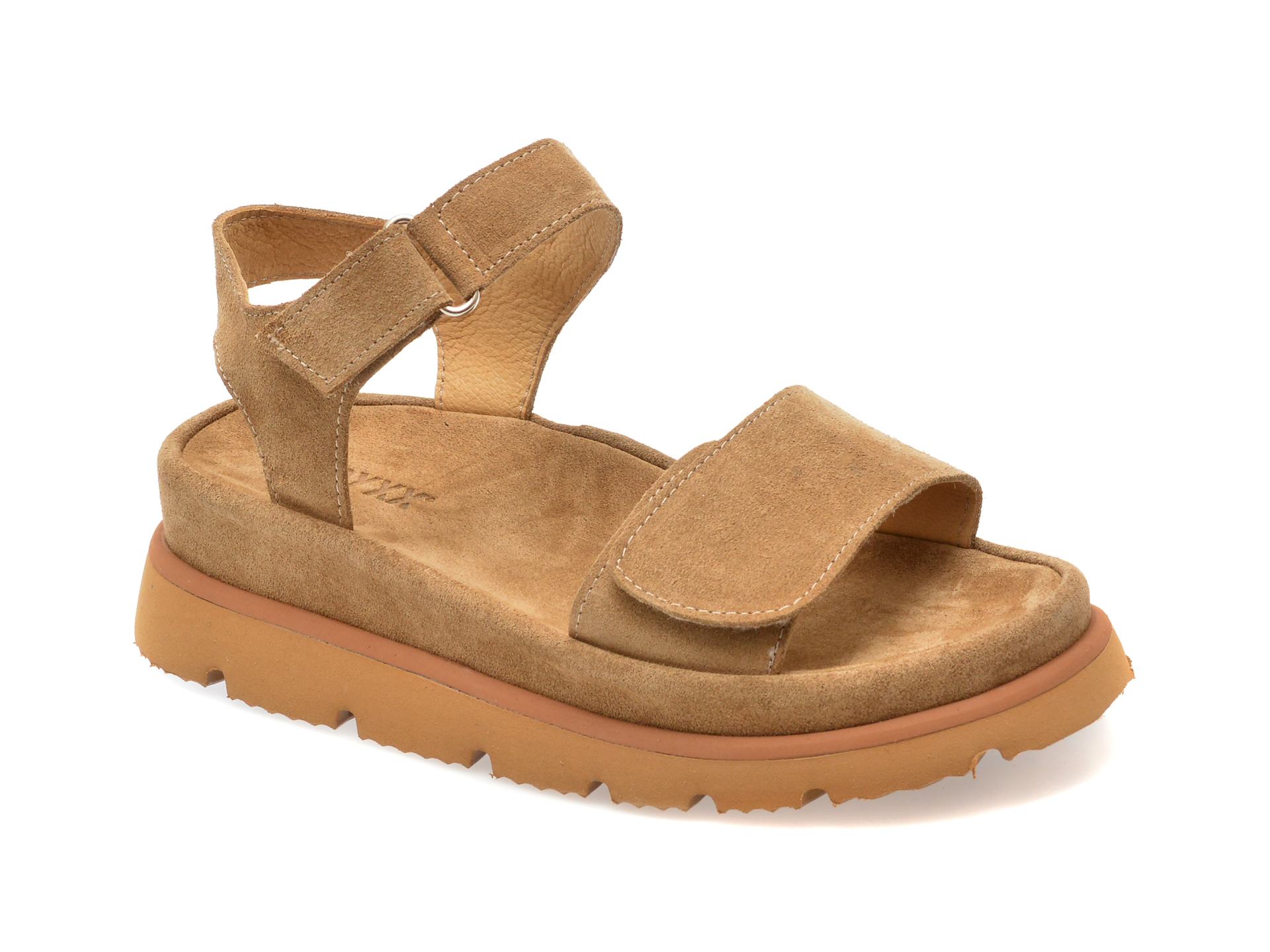 Sandale casual GRYXX bej, 23451, din piele intoarsa 1 Sandale casual GRYXX bej