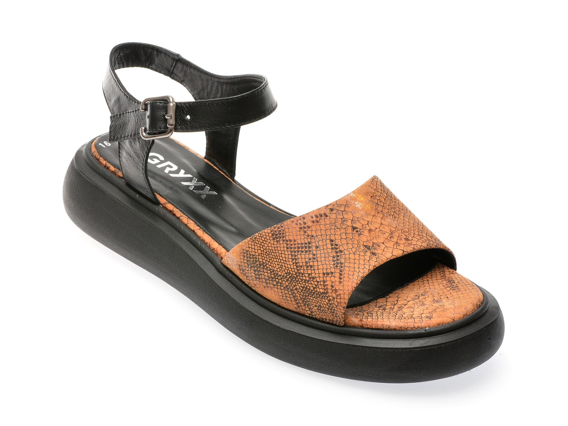 Sandale casual GRYXX maro, 2281654, din piele naturala 1 Sandale casual GRYXX maro