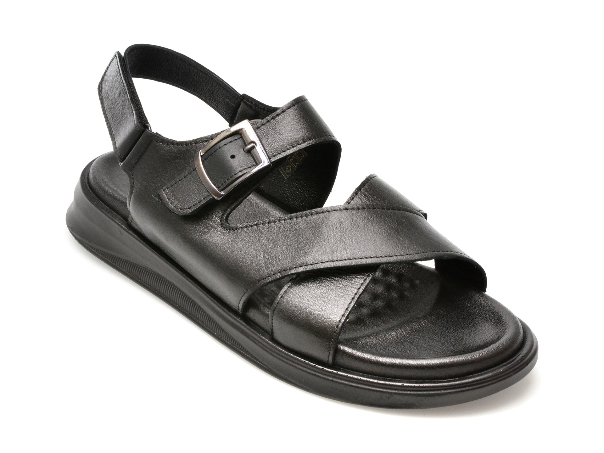 Sandale casual GRYXX negre, 101, din piele naturala 1 Sandale casual GRYXX negre