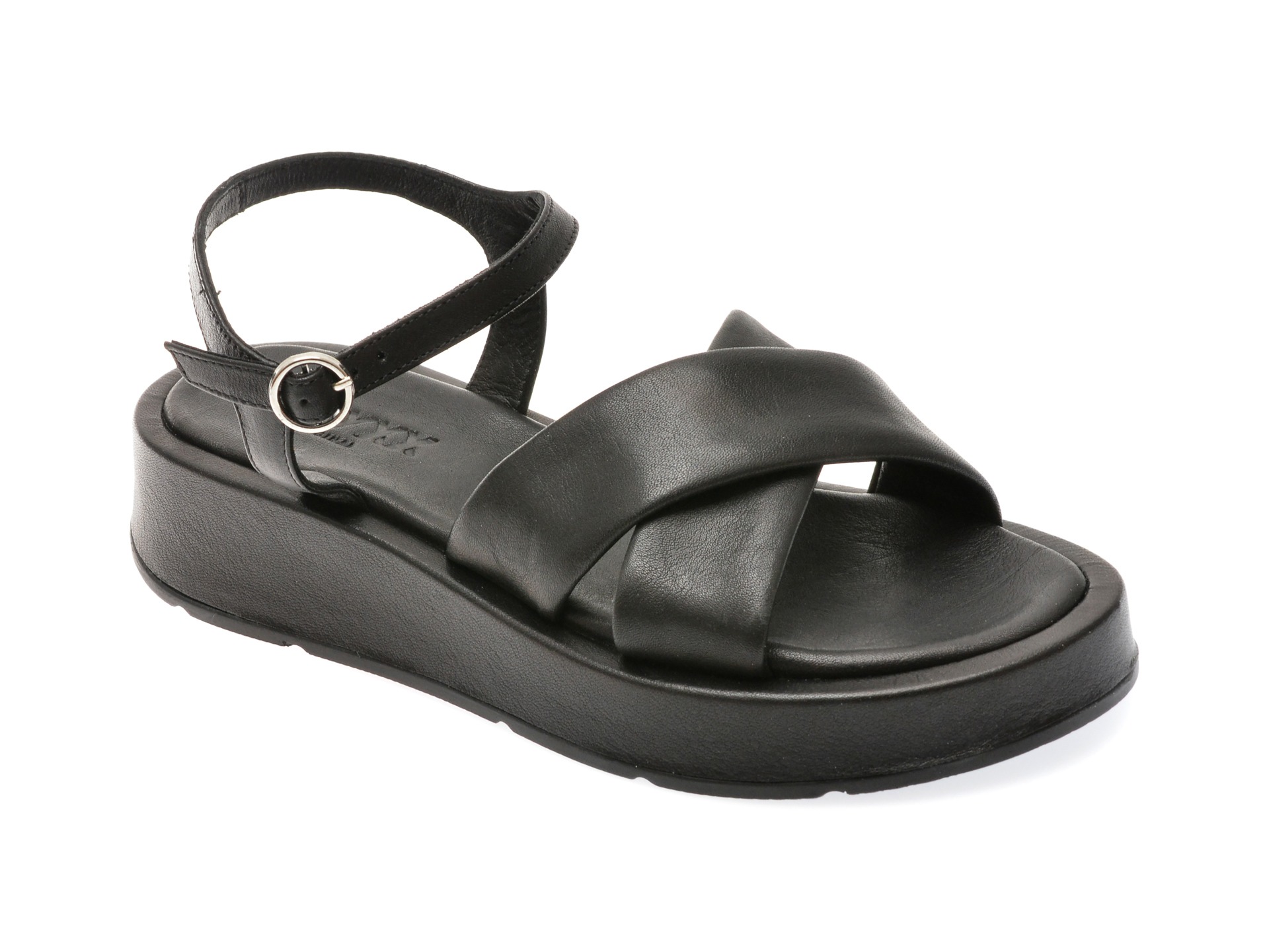 Sandale casual GRYXX negre, 2414151, din piele naturala 1 Sandale casual GRYXX negre