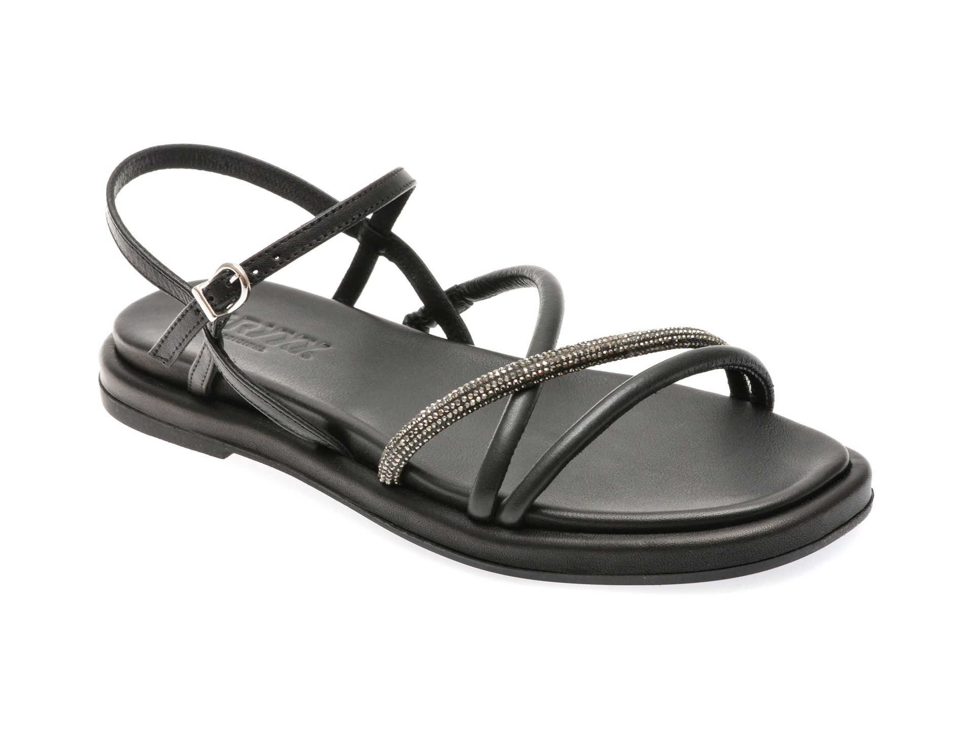 Sandale casual GRYXX negre, 3015, din piele naturala 1 Sandale casual GRYXX negre