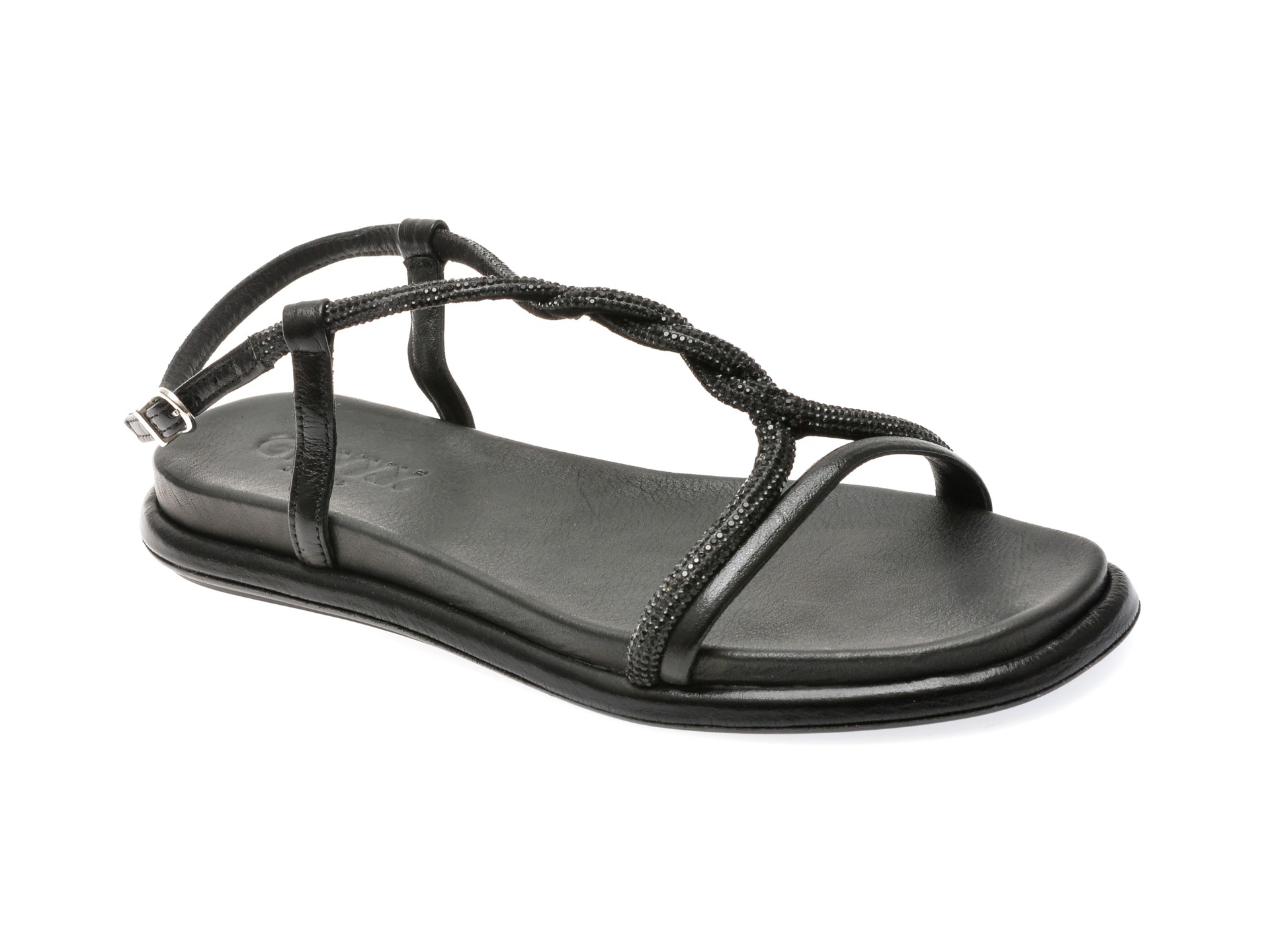 Sandale casual GRYXX negre, 4142, din piele naturala 1 Sandale casual GRYXX negre
