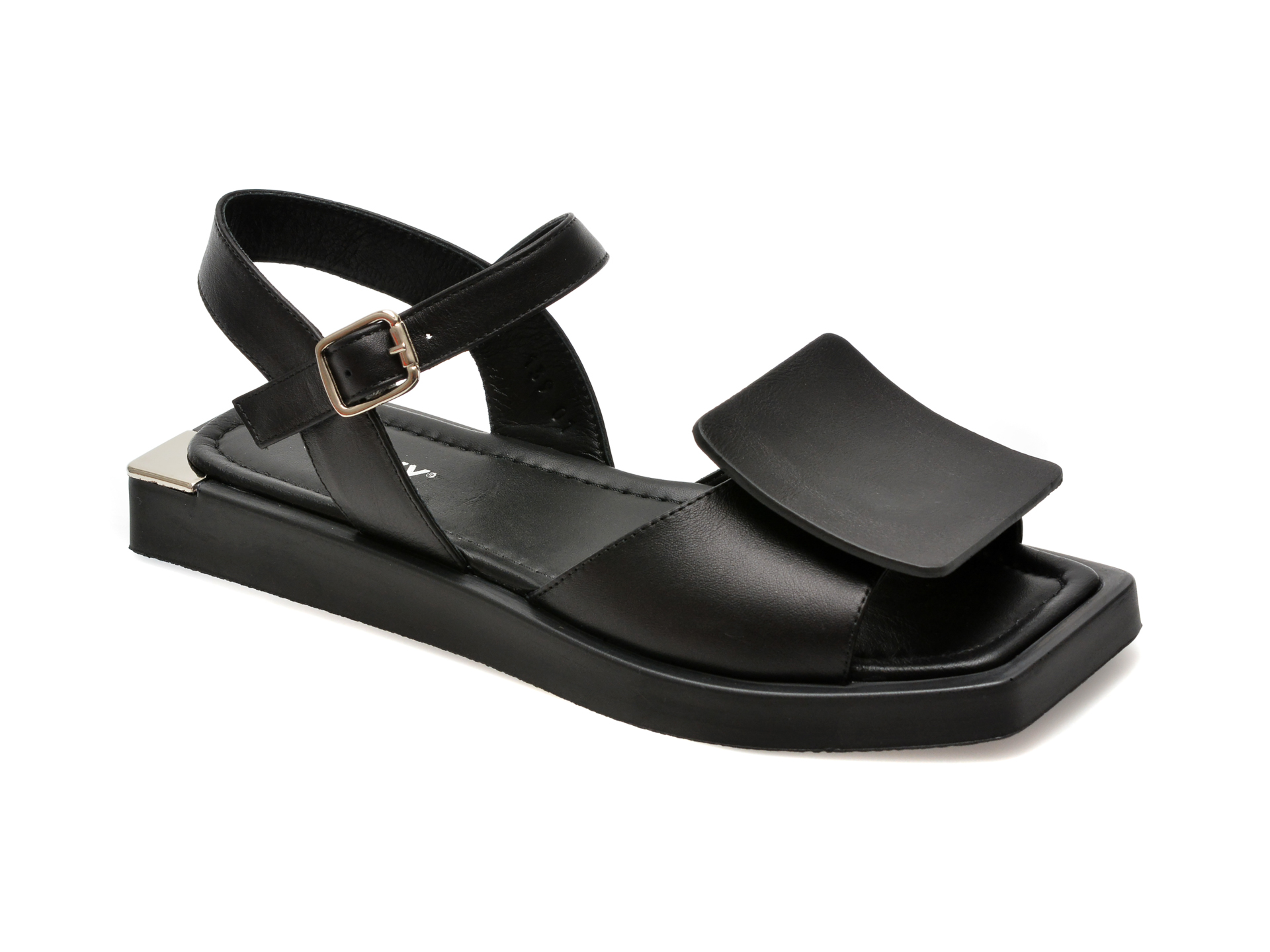 Sandale casual GRYXX negre, 426139, din piele naturala 1 Sandale casual GRYXX negre