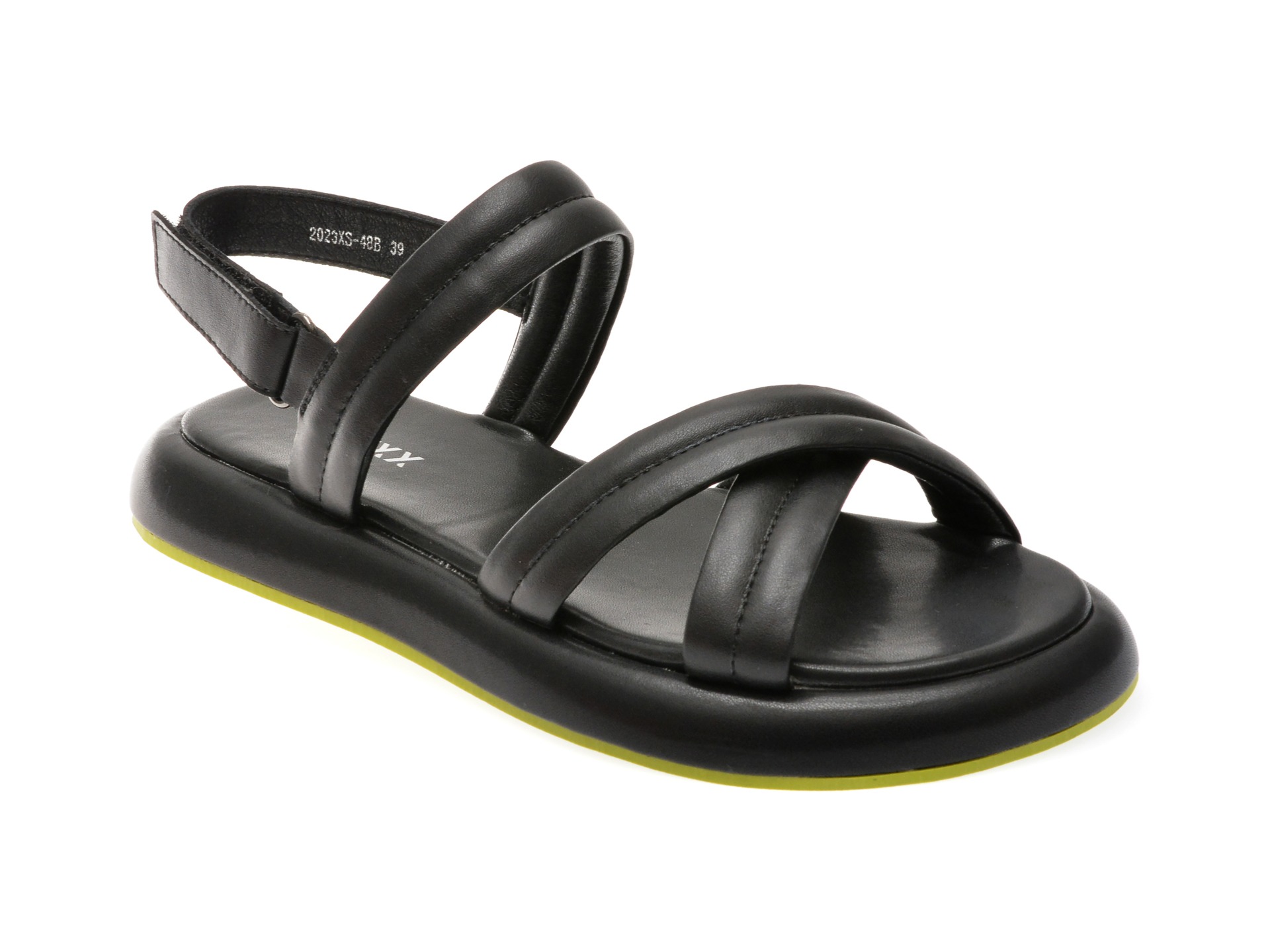 Sandale casual GRYXX negre, 48, din piele naturala 1 Sandale casual GRYXX negre