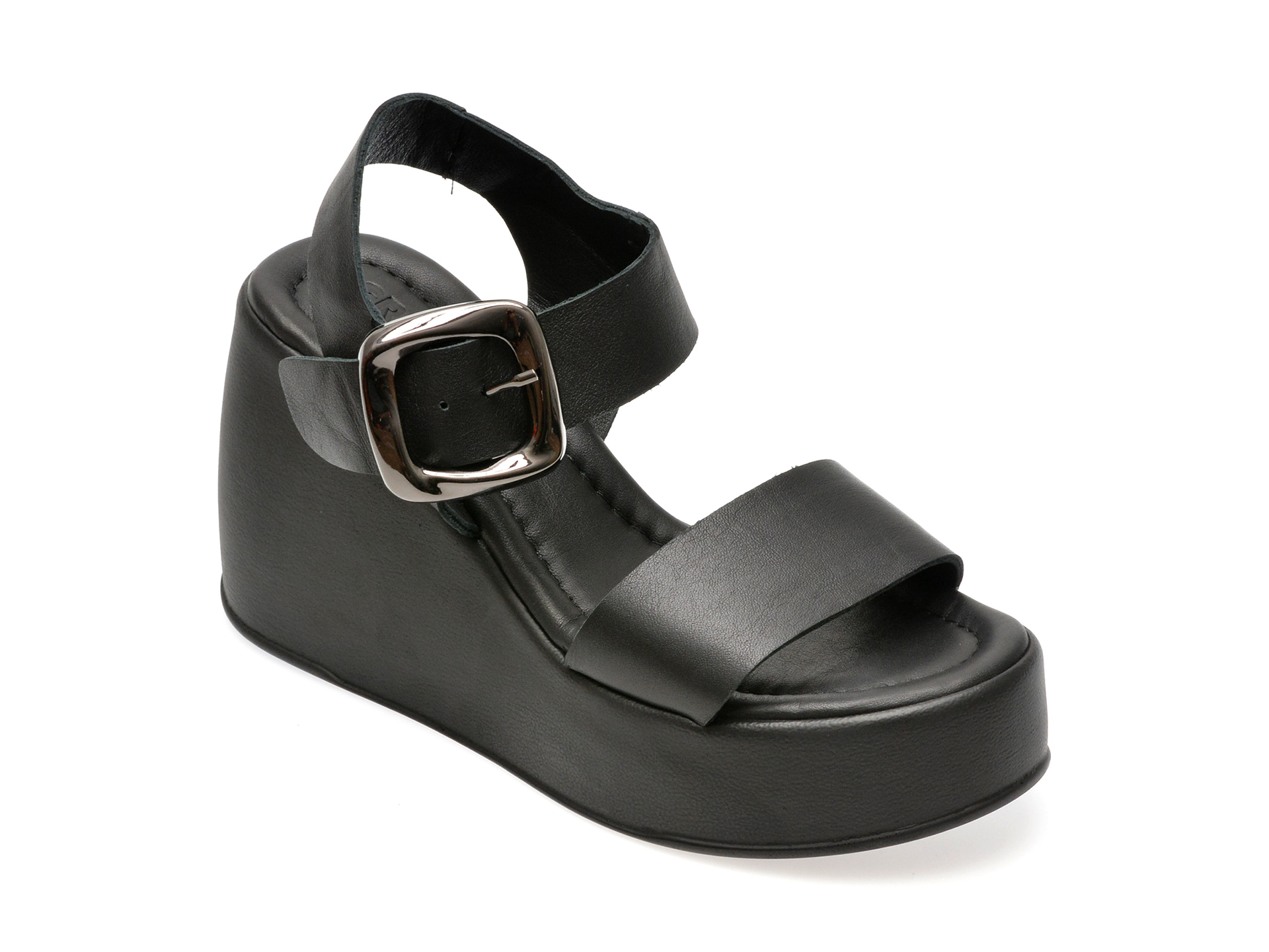 Sandale casual GRYXX negre, 5001729, din piele naturala 1 Sandale casual GRYXX negre