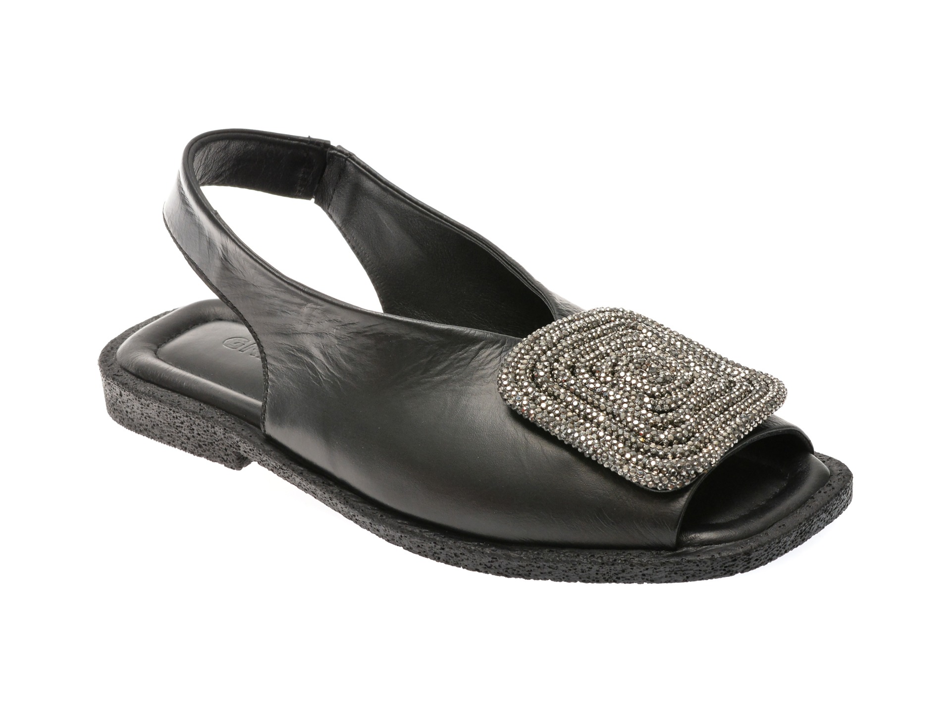 Sandale casual GRYXX negre, 5001777, din piele naturala 1 Sandale casual GRYXX negre
