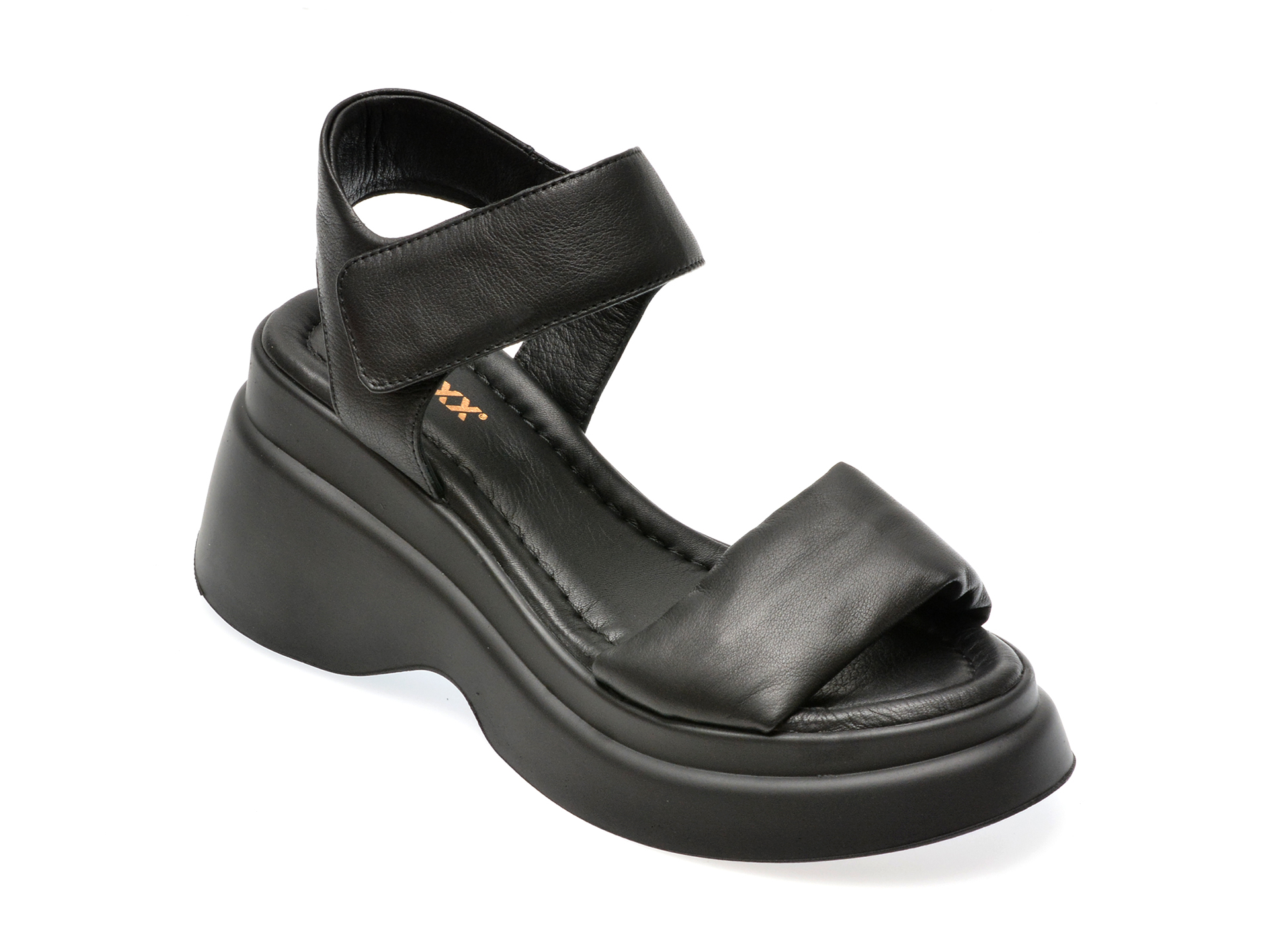 Sandale casual GRYXX negre, 5009991, din piele naturala 1 Sandale casual GRYXX negre