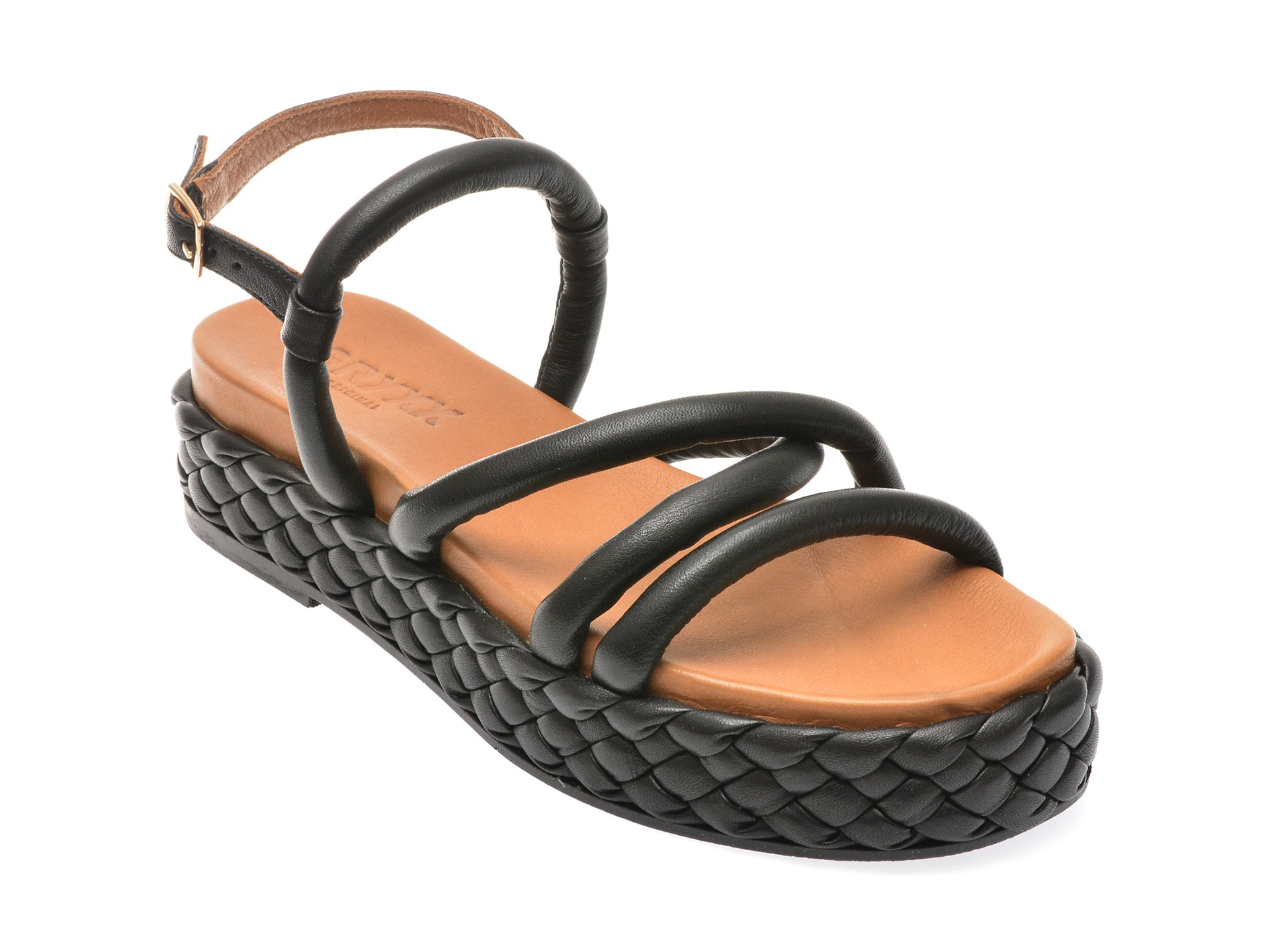 Sandale casual GRYXX negre, 5363058, din piele naturala 1 Sandale casual GRYXX negre