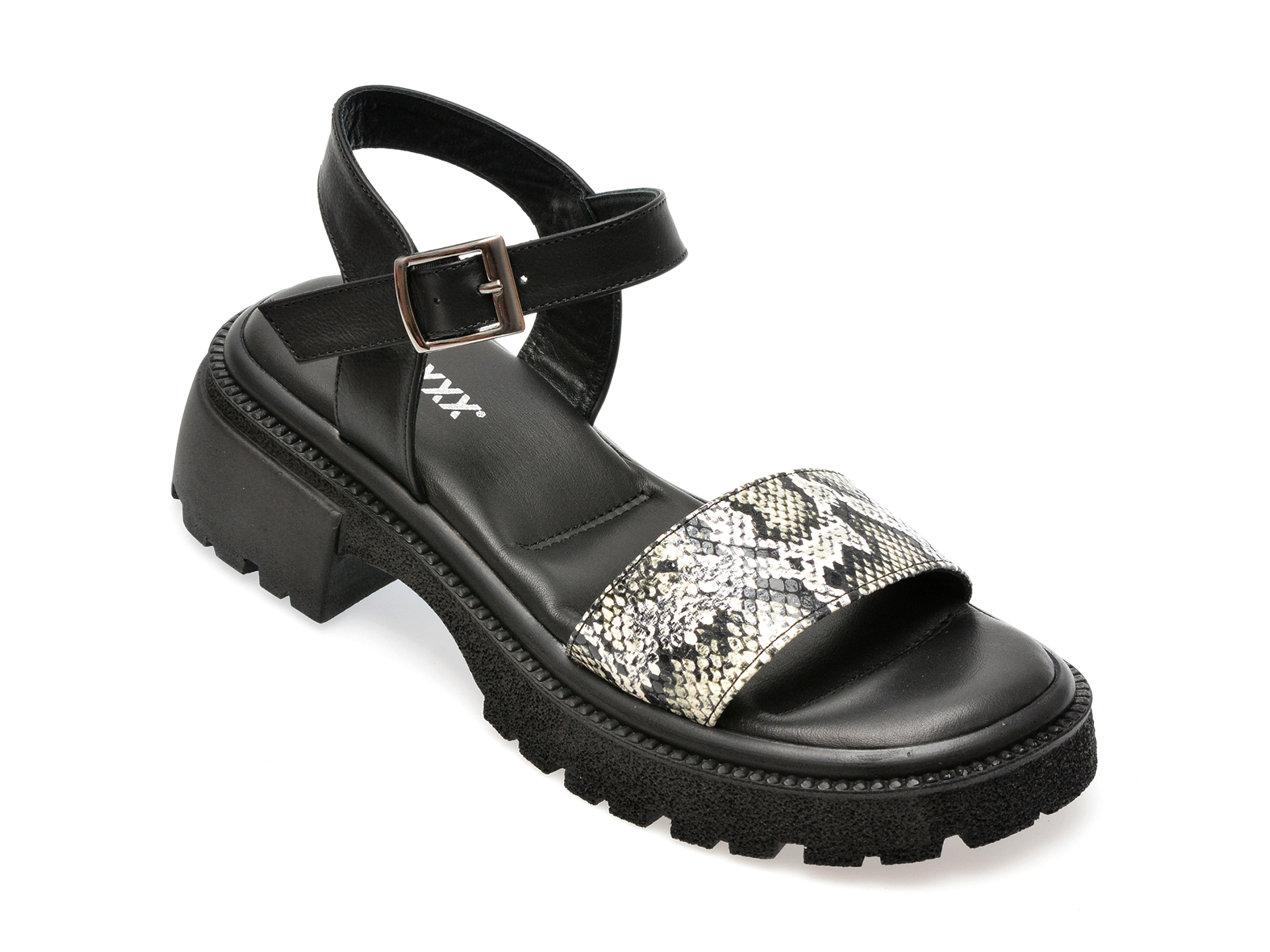 Sandale casual GRYXX negre, 558173, din piele naturala 1 Sandale casual GRYXX negre