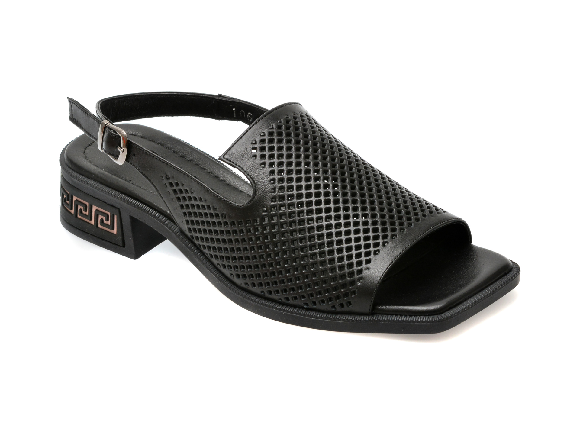 Sandale casual GRYXX negre, 609106, din piele naturala 1 Sandale casual GRYXX negre
