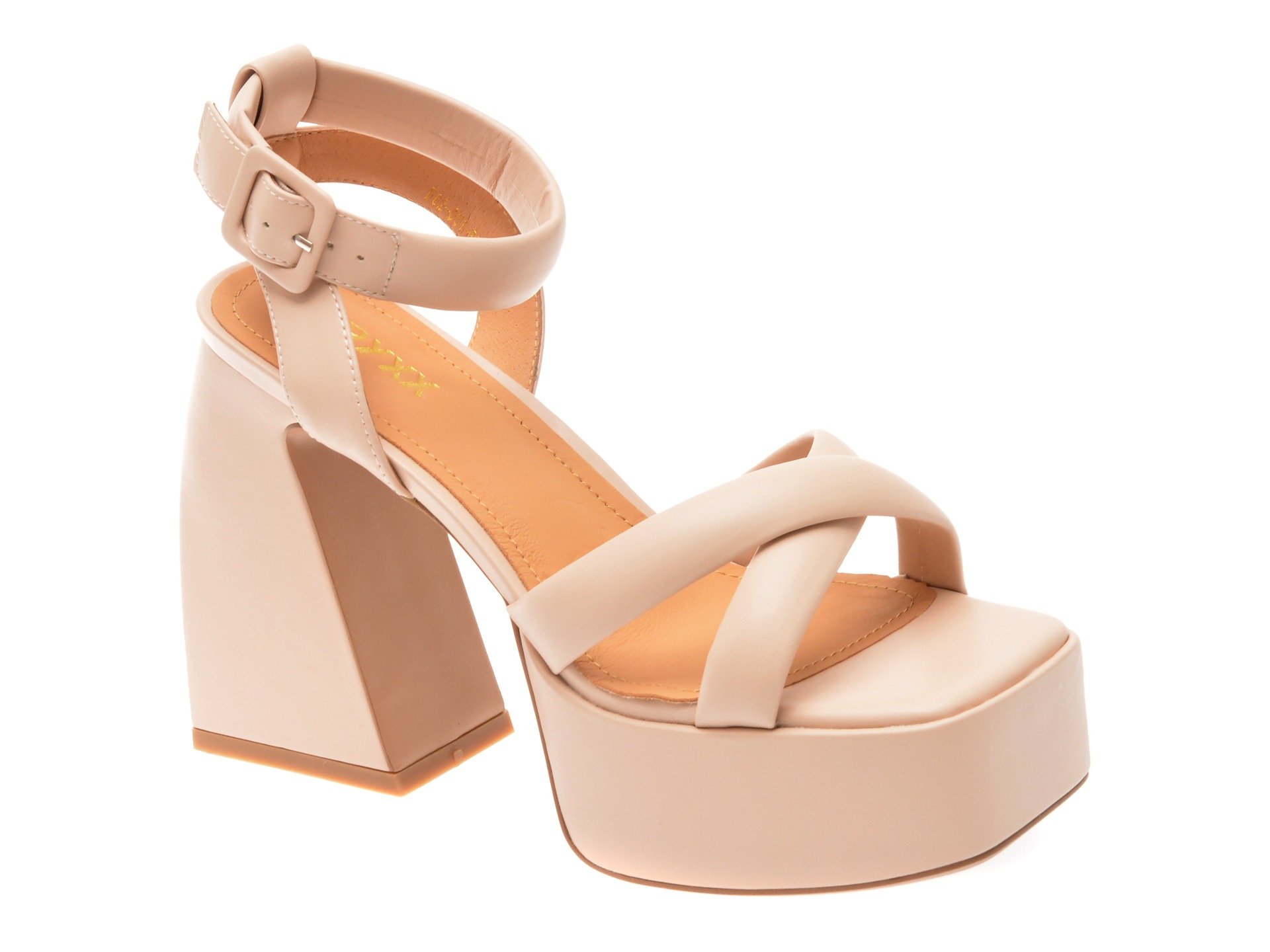 Sandale casual GRYXX nude, F62D51, din piele naturala 1 Sandale casual GRYXX nude