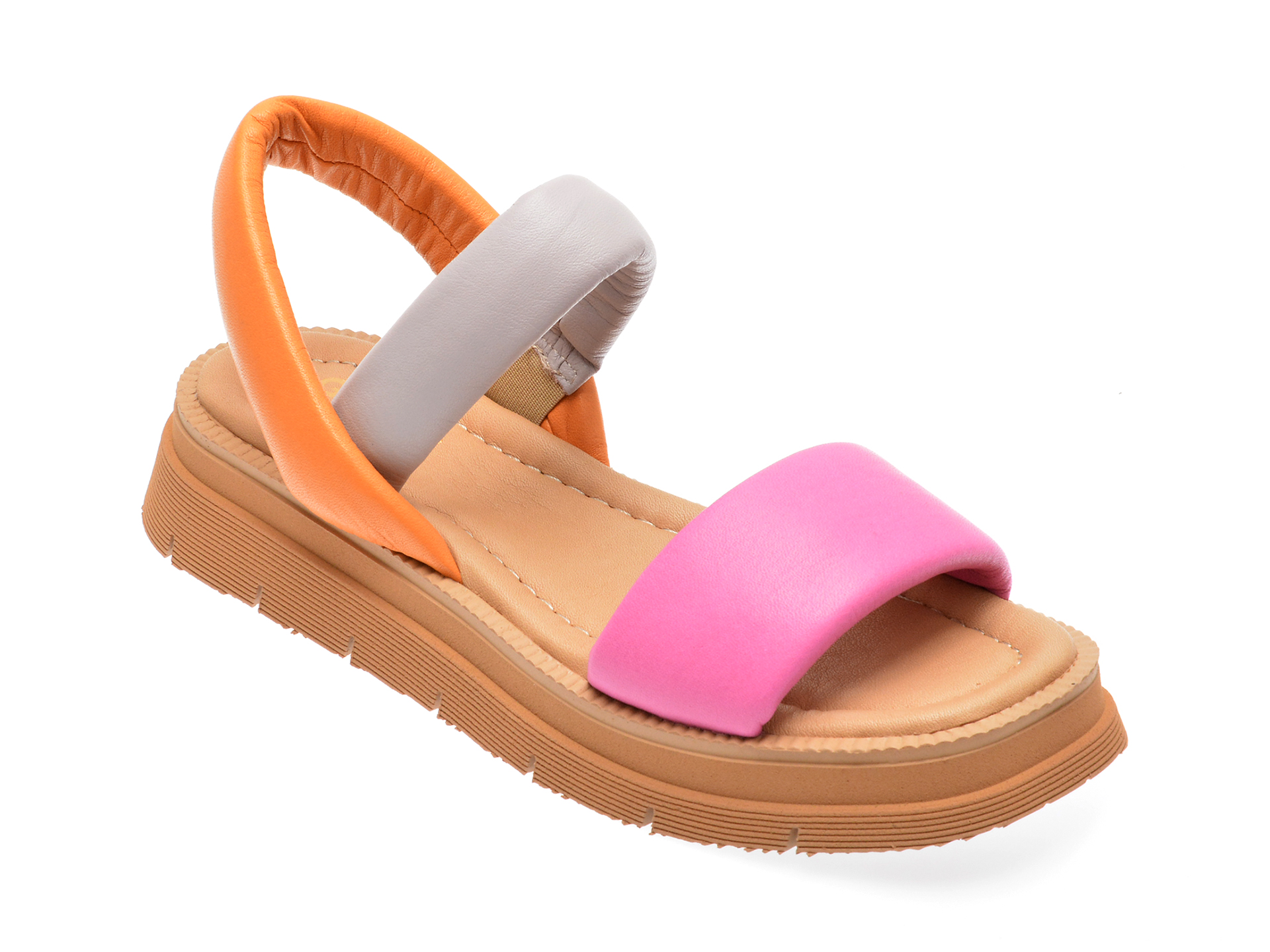 Sandale casual GRYXX roz, 321035, din piele naturala 1 Sandale casual GRYXX roz