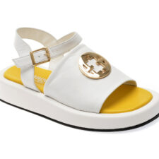 Sandale casual IMAGE albe