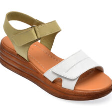Sandale casual IMAGE albe